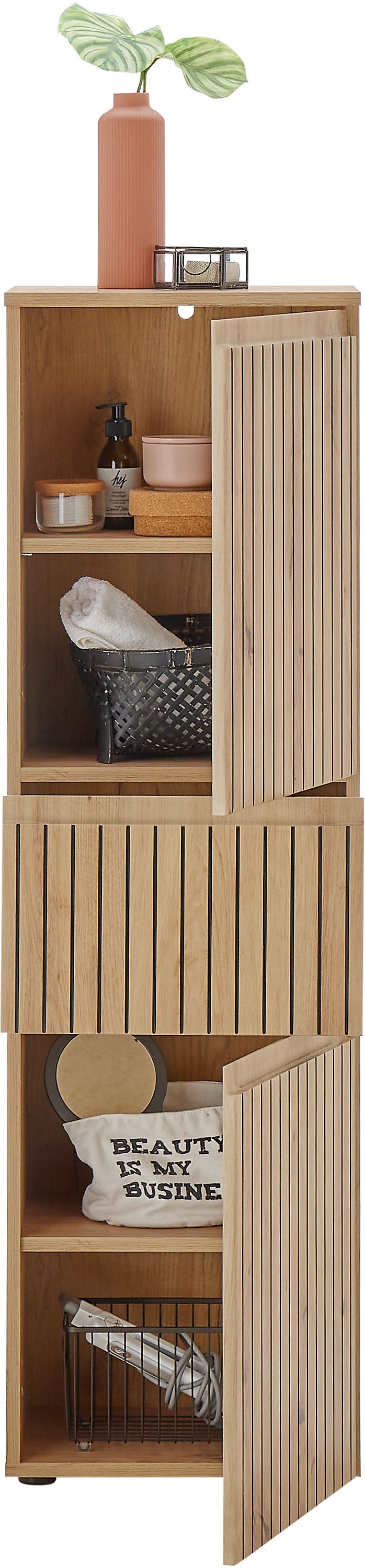 BASIC by Balculina Midischrank »Austin«, (1 St.), Breite 40 cm, Türanschlag L/R wechselbar, Soft-Close-Funktion