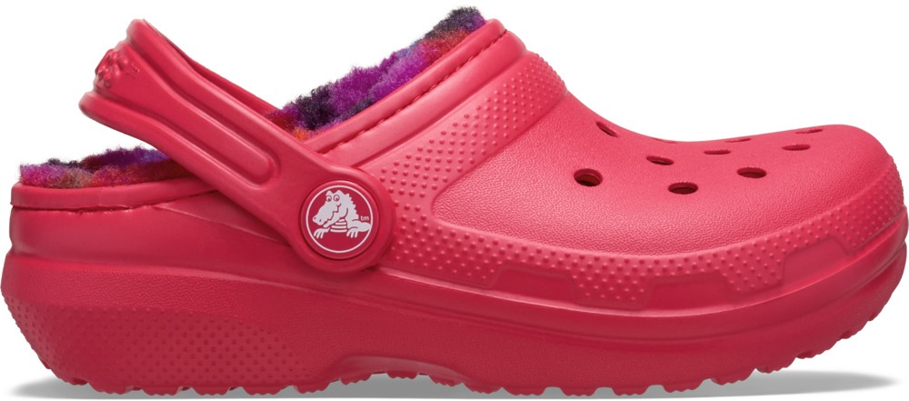 Crocs Clog »Classic Lined Bold Check«, Hausschuh mit Warmfutter