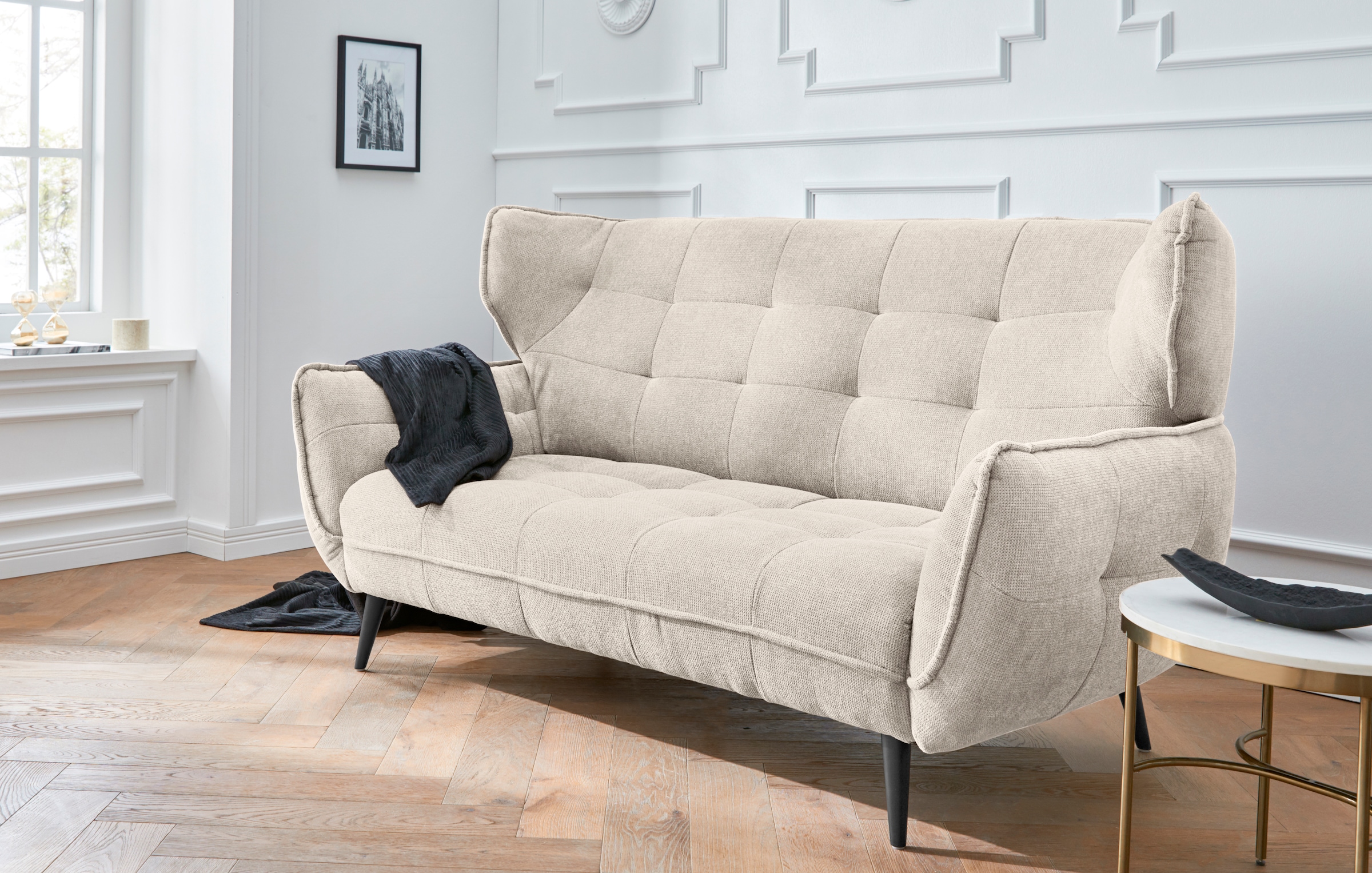 Leonique 2-Sitzer »Ariana«, Big-Sofa bzw. stylischer Hochlehner