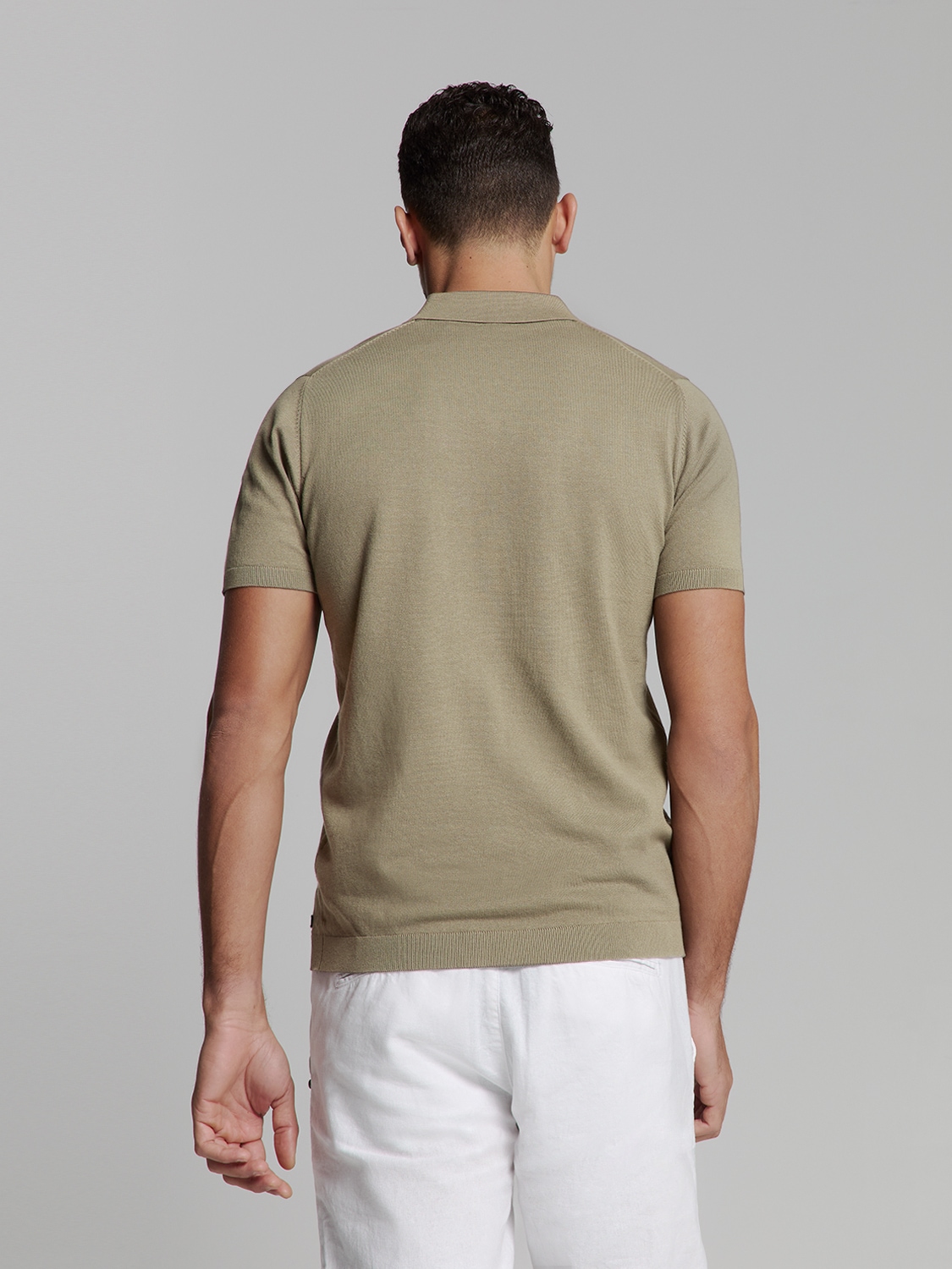 NO EXCESS T-Shirt »No Excess Poloshirt mit kurzen Ärmeln«
