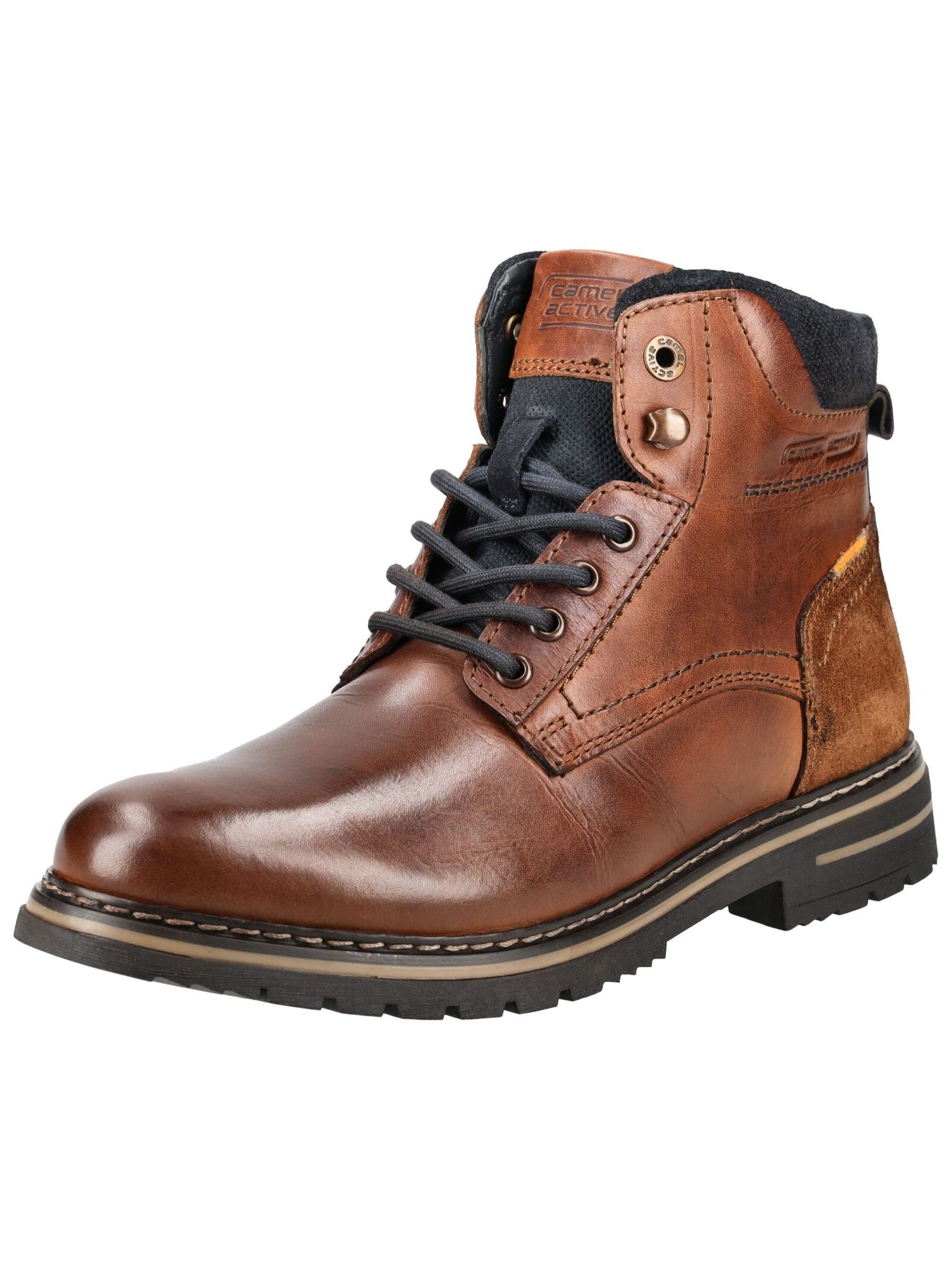 camel active Schnürstiefelette "camel active Stiefelette Leder" günstig online kaufen
