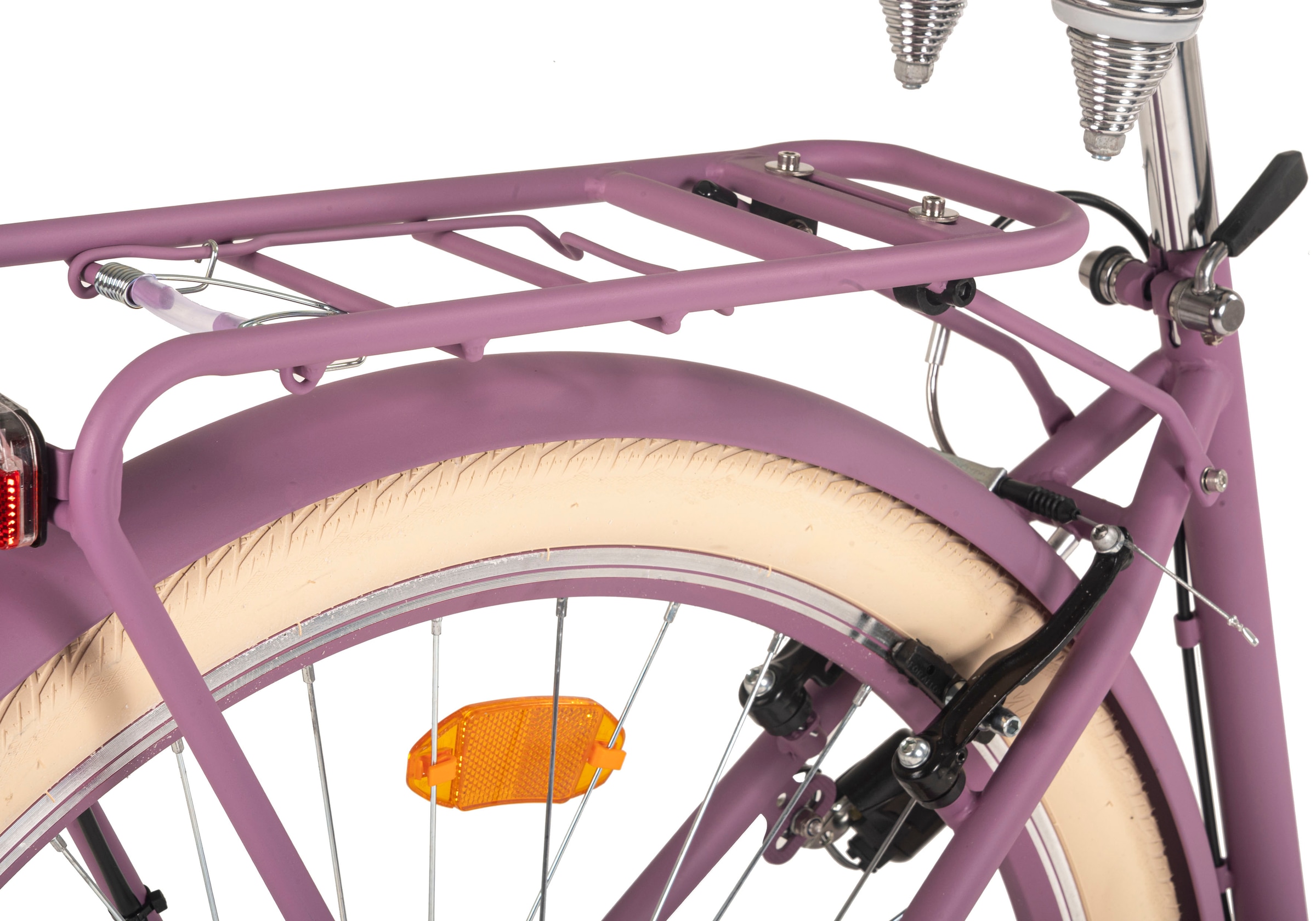 Dacapo Cityrad »Balloon Damenrad 28'' lila 6 Gänge 48 cm«, 6 Gang, Shimano, Tourney Schaltwerk, Kettenschaltung