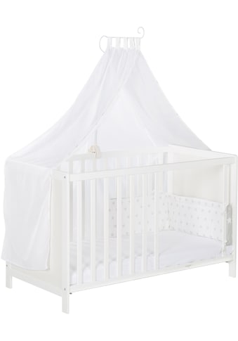 Babybett »Multifunktionsbett mit Beistellfunktion«, (8 tlg.), Lattenrost, Matratze,...