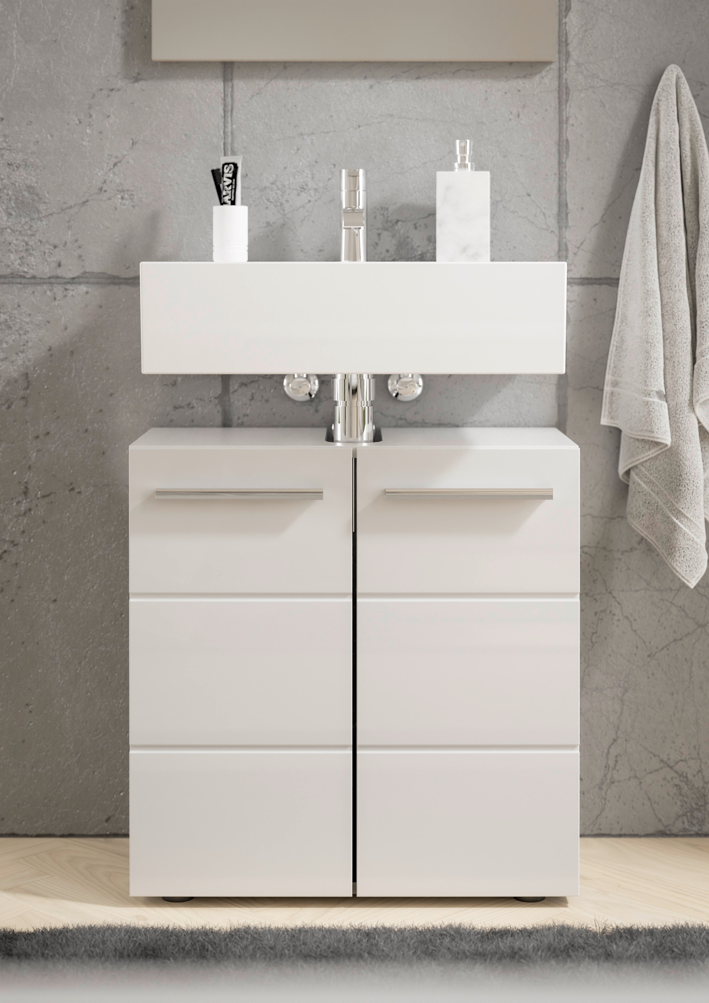 BASIC by Balculina Waschbeckenunterschrank "Mandi" 1 Stk. tlg. Breite 60cm, günstig online kaufen