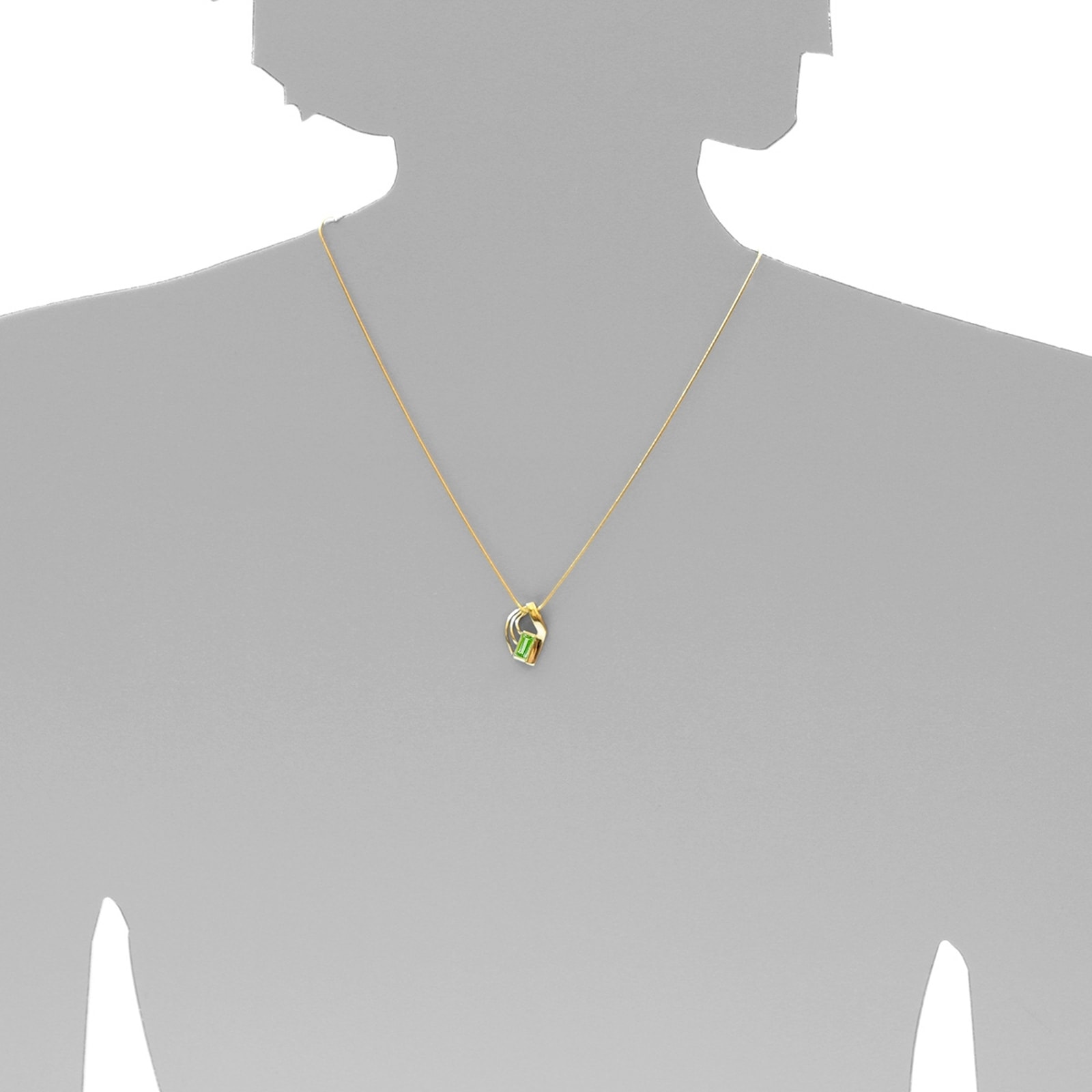 OSTSEE-SCHMUCK Kettenanhänger »- Gleiter-Mindy - Gold 333/000 - Peridot«