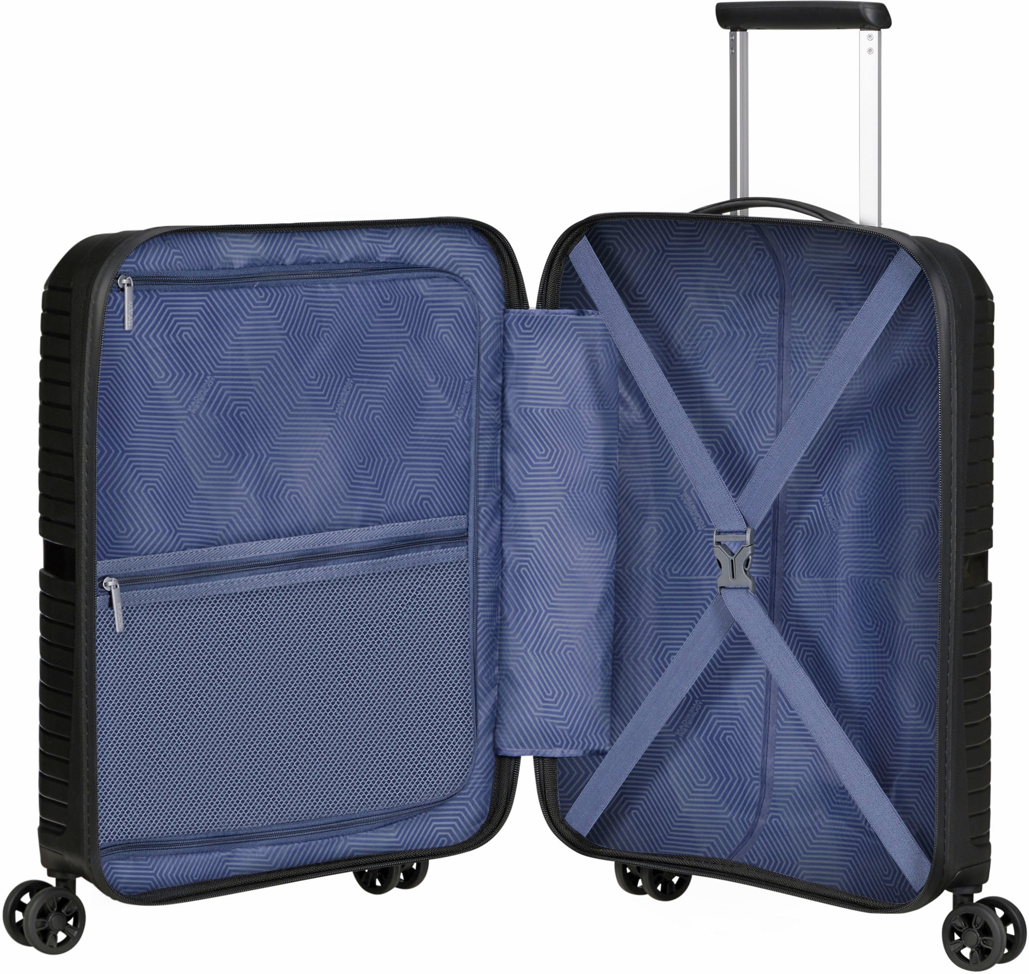 American Tourister® Hartschalen-Trolley »Airconic, 55 cm (20 cm)«, 4 Rollen, mit 15,6-Zoll Laptopfach, Tabletfach und USB-Schleuse