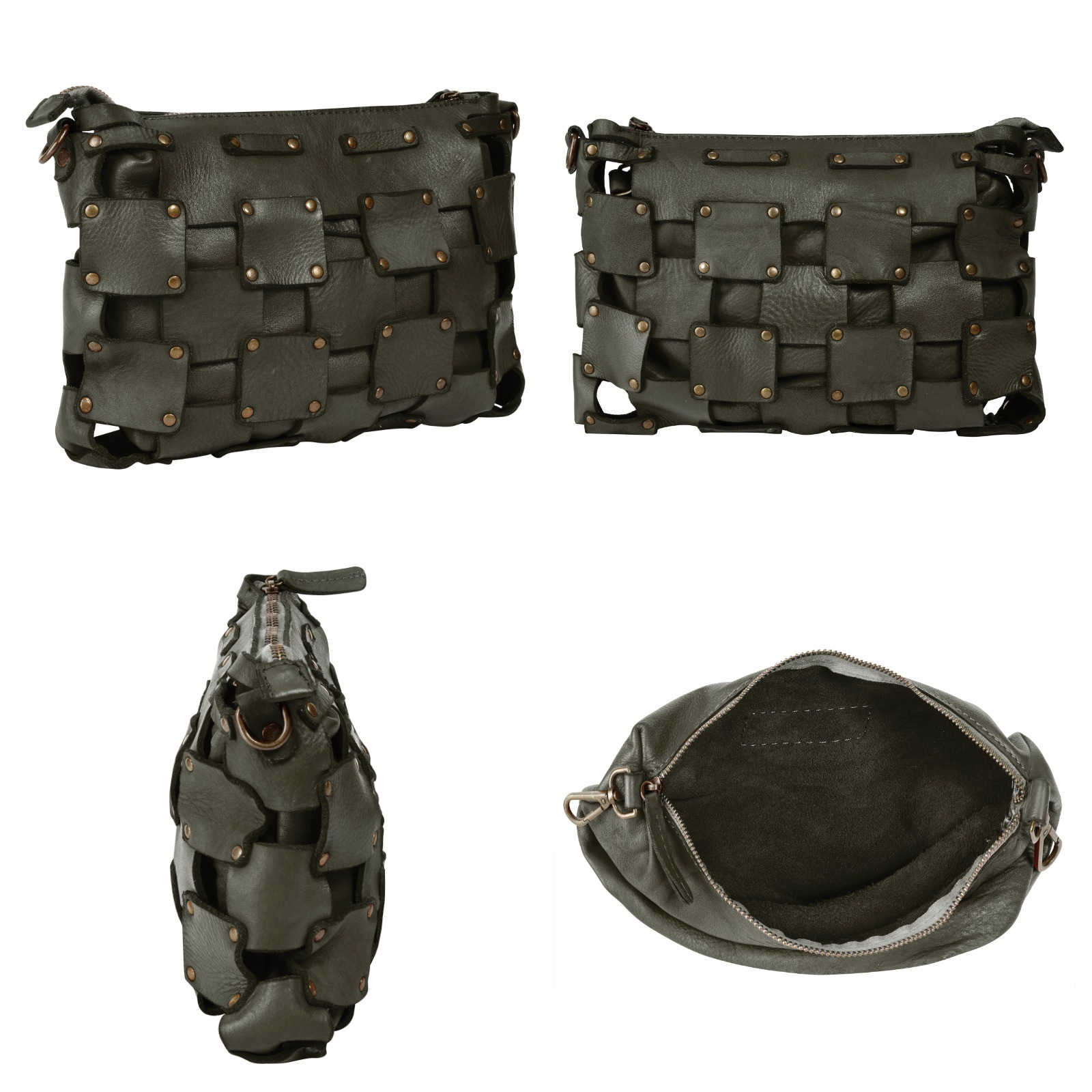 Samantha Look Umhängetasche, echt Leder, Made in Italy günstig online kaufen