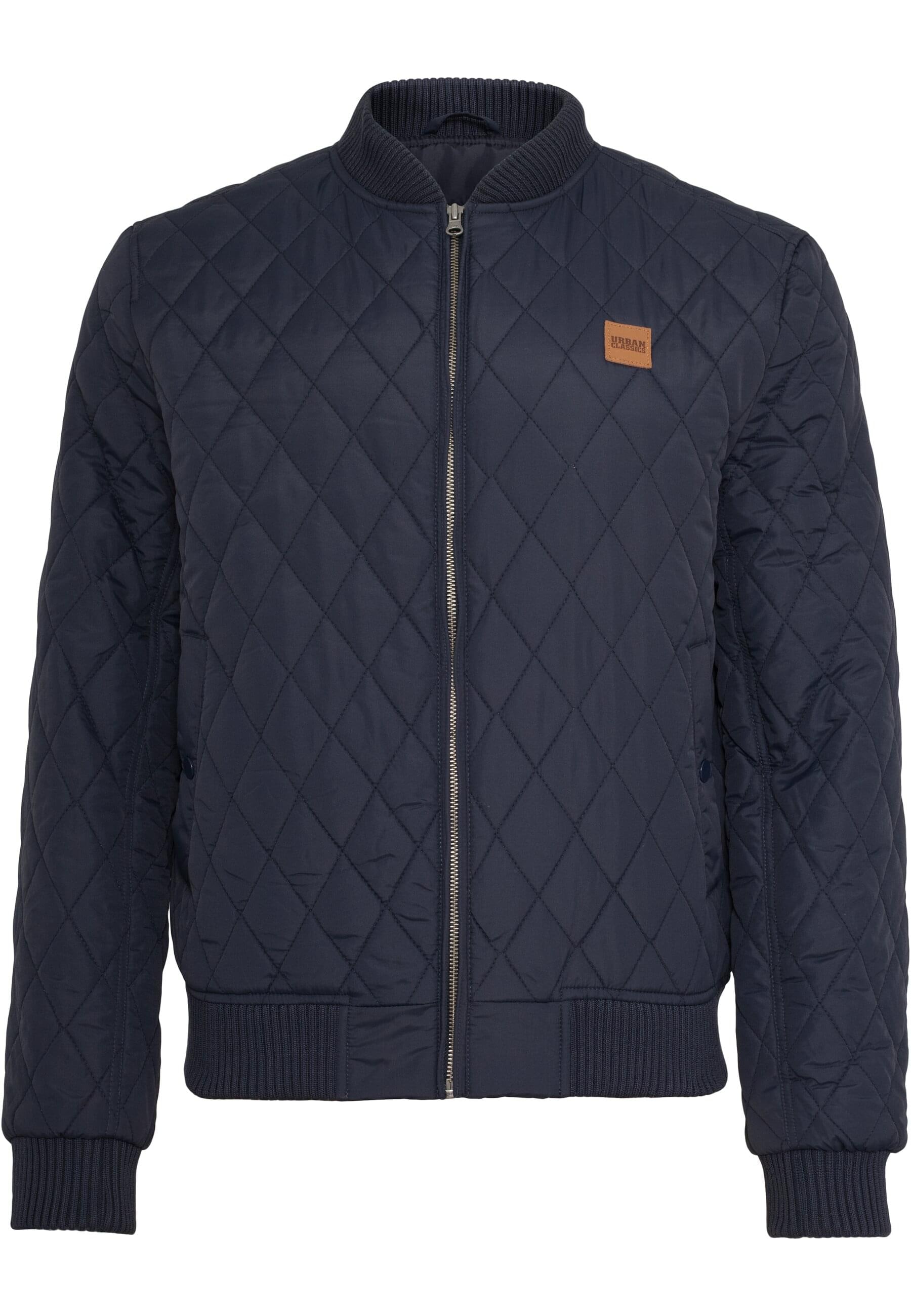 URBAN CLASSICS Allwetterjacke »Urban Classics Herren Diamond Quilt Jacket«, (1 St.), ohne Kapuze