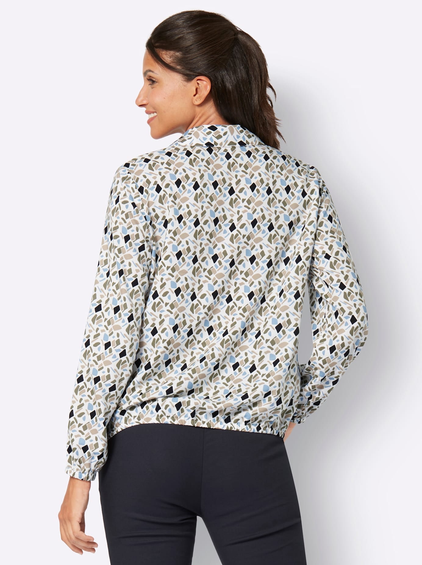 Classic Basics Druckbluse