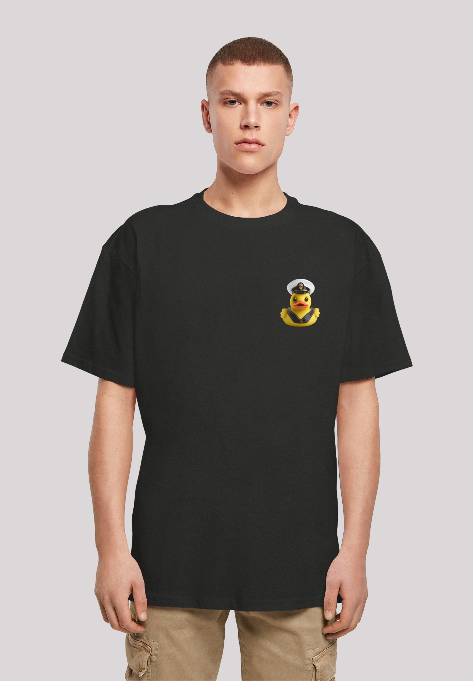 F4NT4STIC T-Shirt "Rubber Duck Captain OVERSIZE TEE", Print