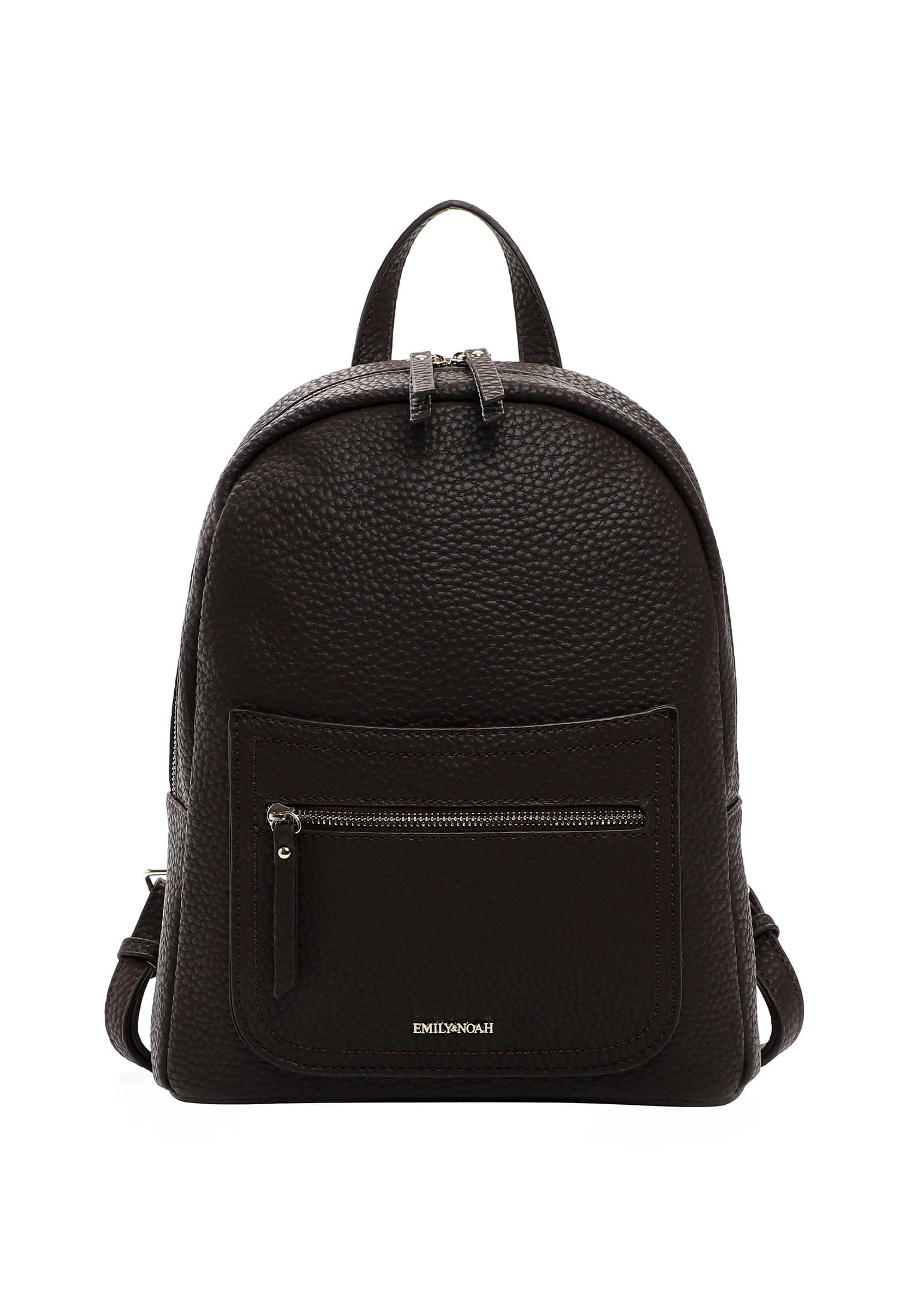 EMILY & NOAH Rucksack "Rucksack E&N Heidi", braun, Obermaterial: 60% Polyurethan PU. 40% Polyester PES., Rucksäcke