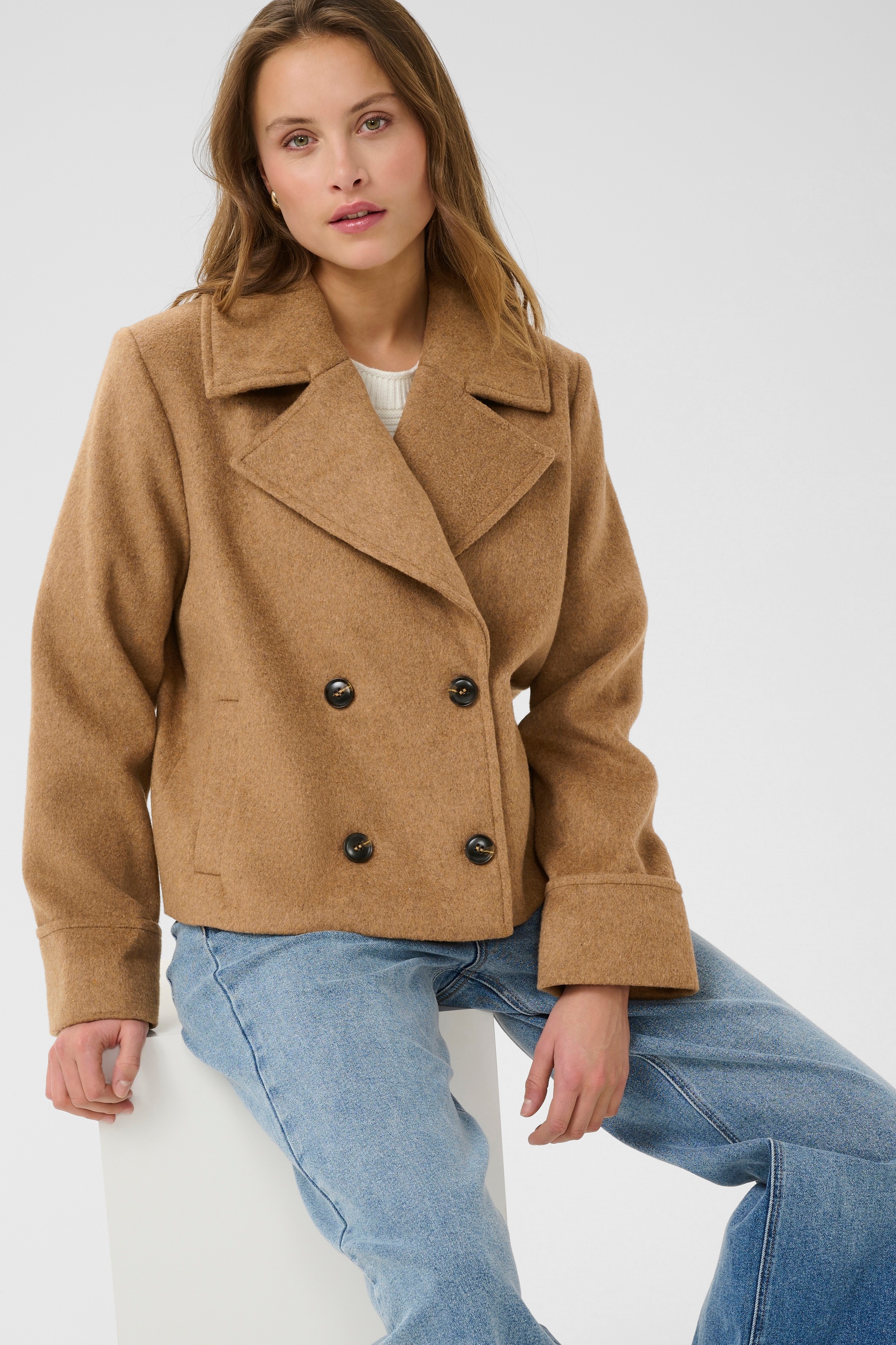 KAFFE Wintermantel »Damen Jacke KAjulia«