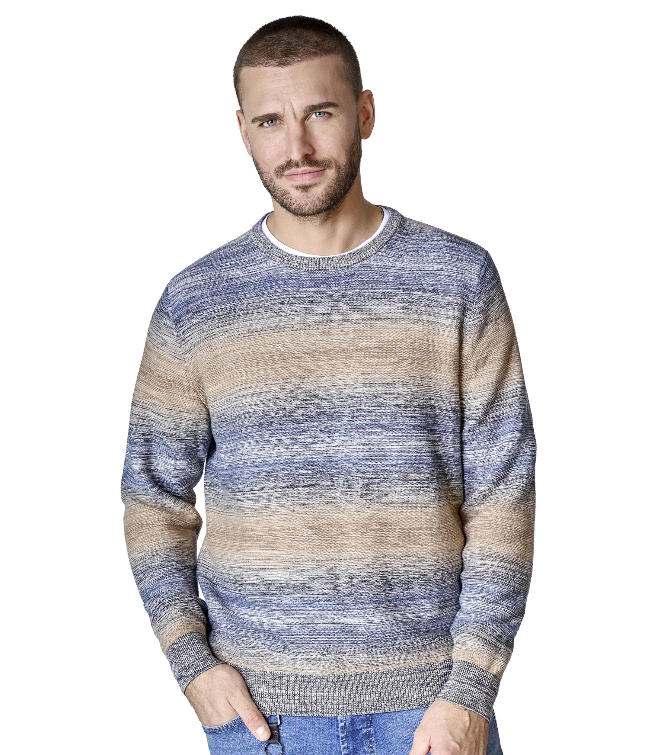 CASAMODA Strickpullover "CASAMODA Pullover gestreift"