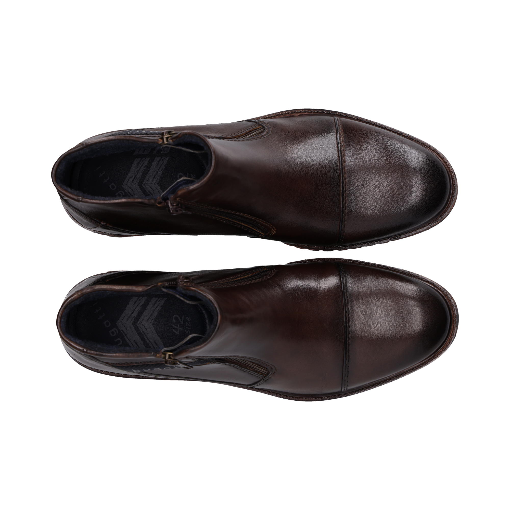 bugatti Stiefelette  Boots mit beidseitigen Reißverschlüssen