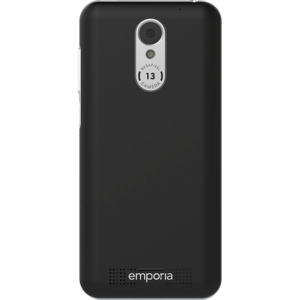 Emporia Smartphone »emporiaSMART.4«, schwarz, 12,7 cm/5 Zoll, 32 GB Speicherplatz, 13 MP Kamera