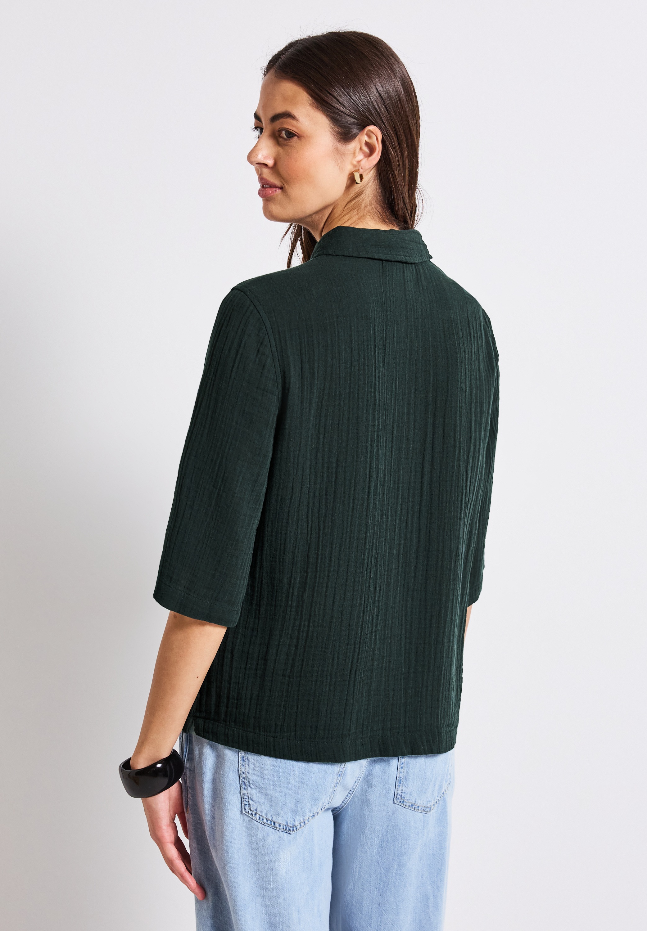STREET ONE Hemdbluse, mit Knopfleiste günstig online kaufen