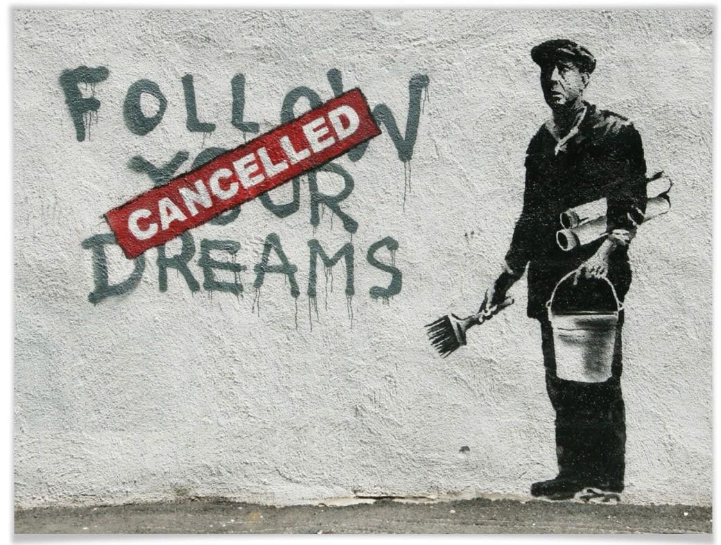 Wall-Art Poster »Graffiti Poster, BAUR dreams«, Schriftzug, Bilder Follow your | St.), Bild, (1 bestellen Wandposter Wandbild