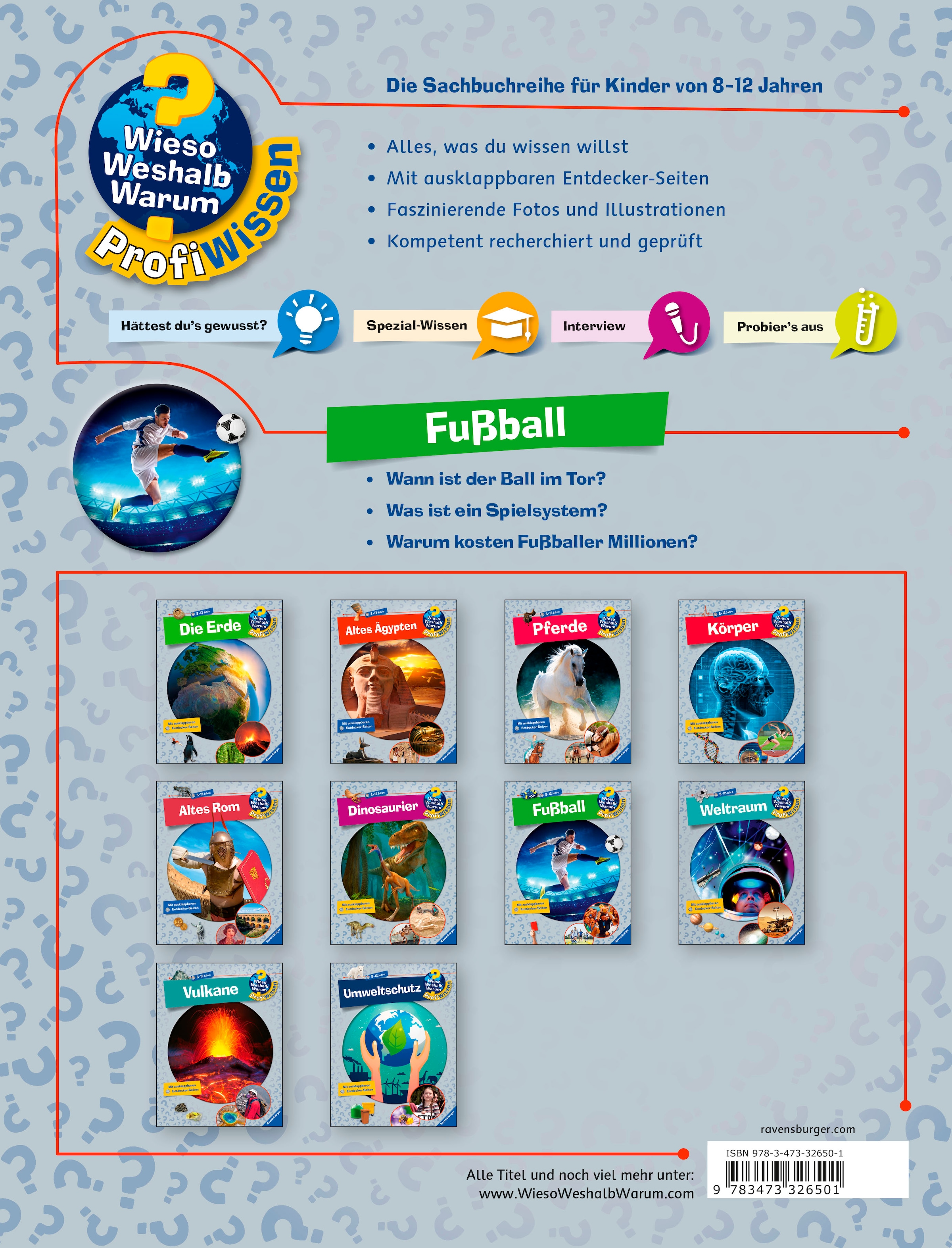 Ravensburger Buch »Wieso? Weshalb? Warum?, ProfiWissen, Band 15: Fußball«