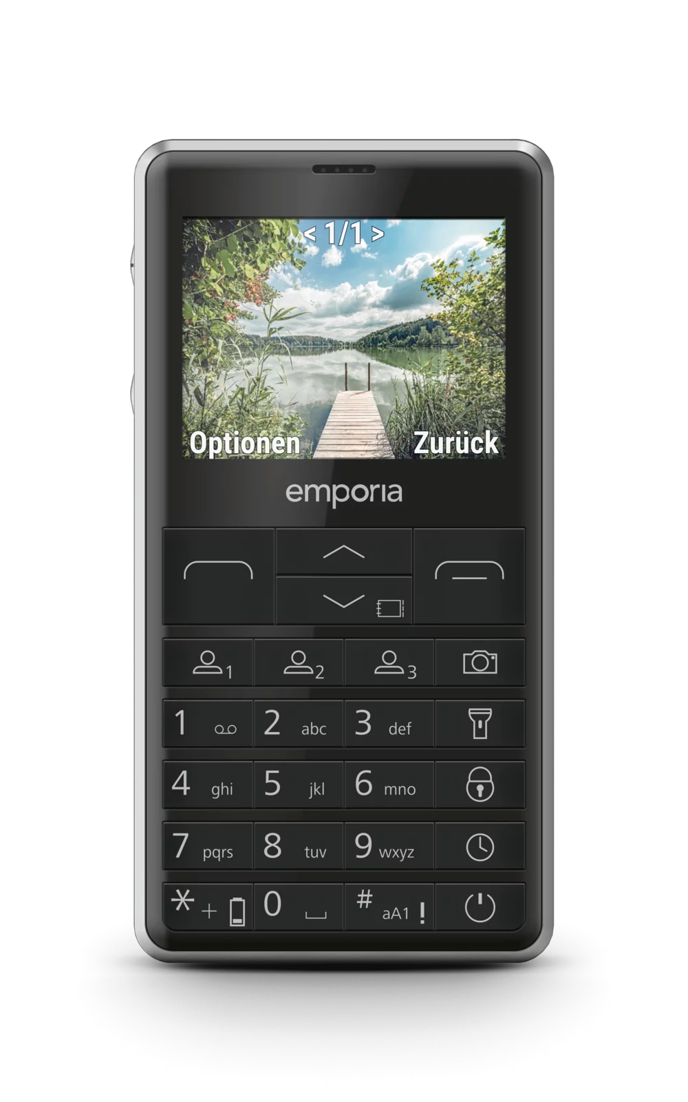 Emporia Handy »PRIME LTE«, Schwarz, 0,125 GB Speicherplatz