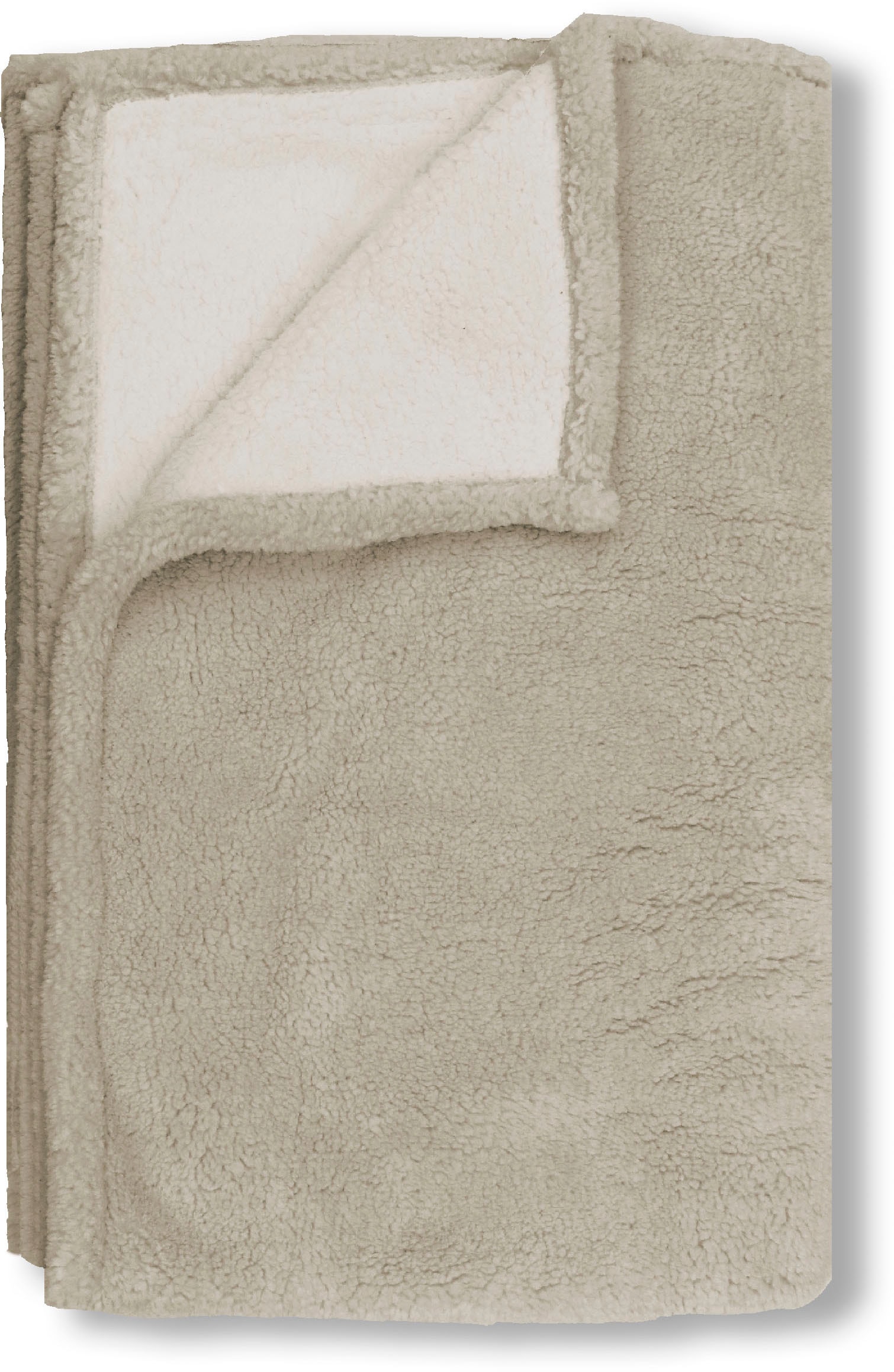 Biberna Tagesdecke »Sherpa«, Wohndecke, Kuscheldecke, superweiche + warme Sherpa Wende-Decke