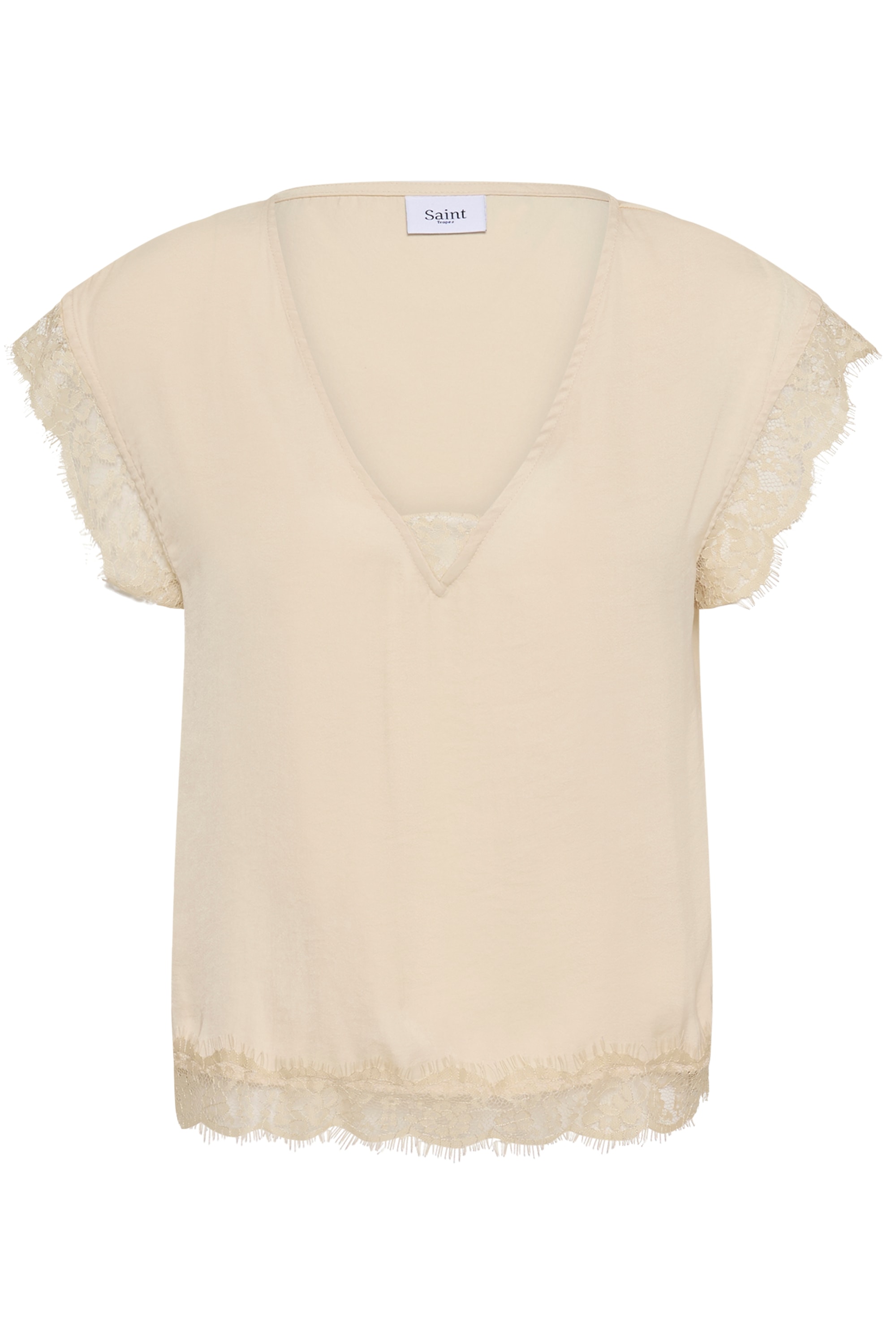 Saint Tropez Kurzarmbluse "Damen Kurzarm-Bluse PigaoSZ"