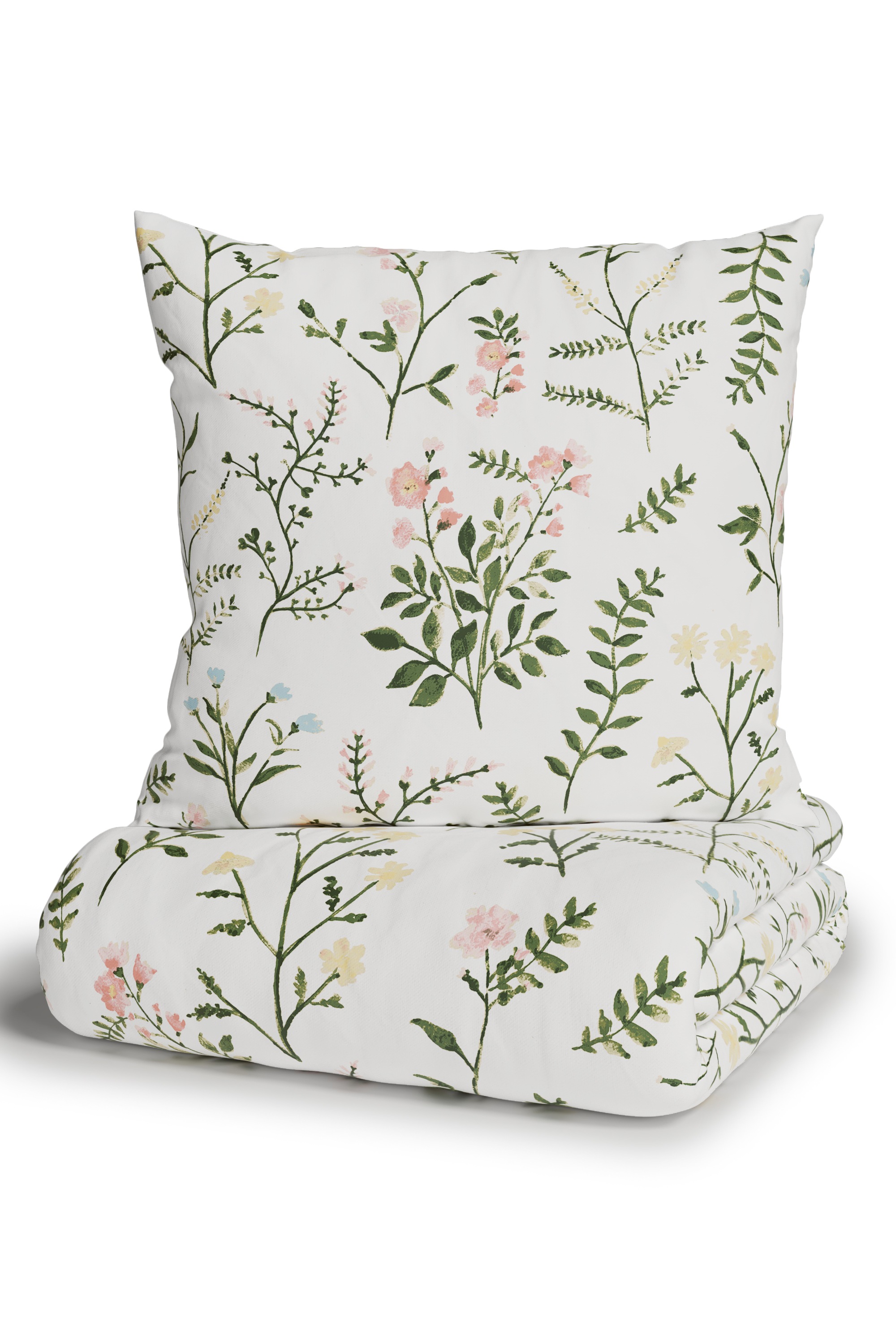 Thumbnail - OTTO home Bettwäsche "Claara" 2 Stk. tlg. mit Blumen Design, skandinavisch, romantische Bettwäsche