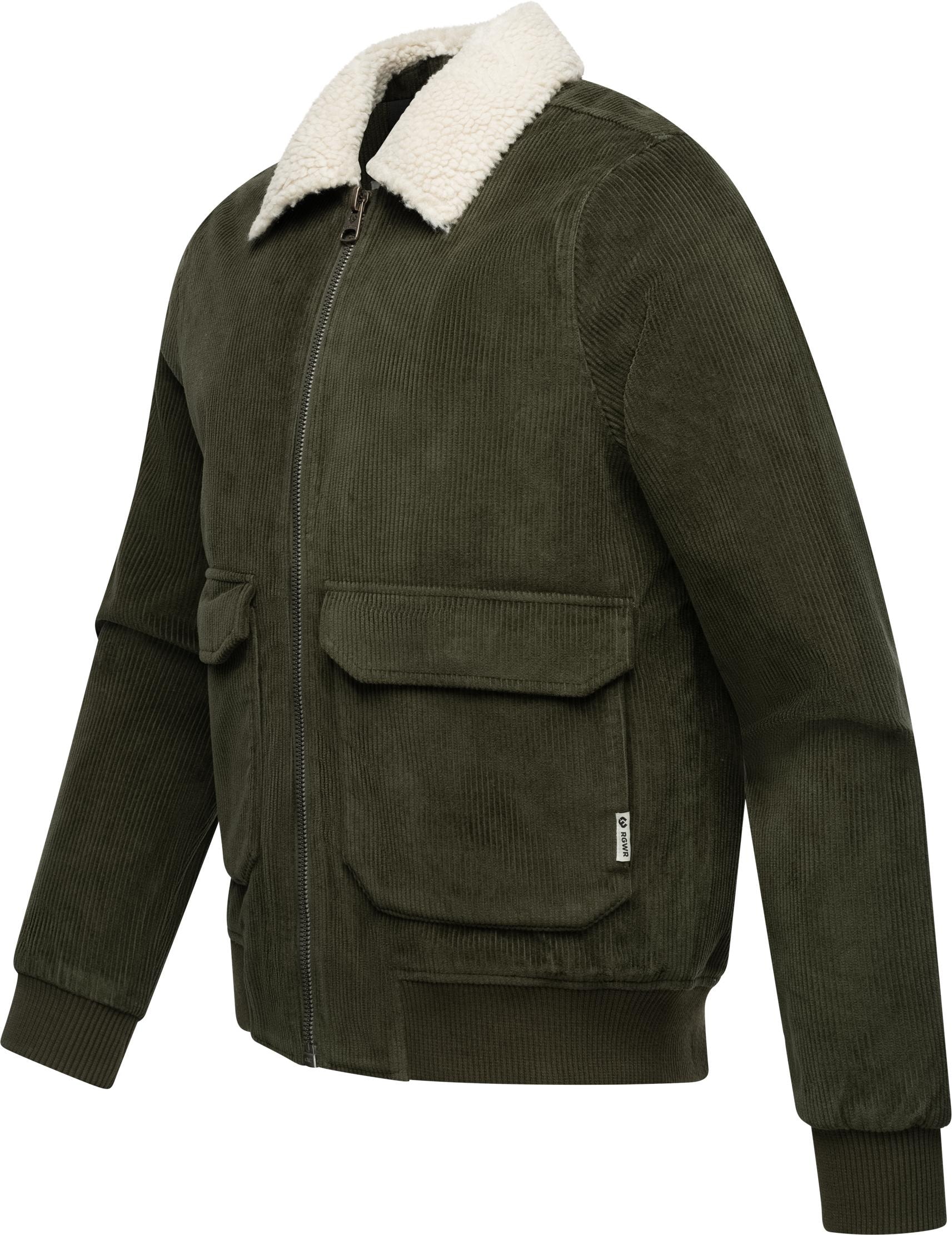 Ragwear Cordjacke »Aviss«, ohne Kapuze, Wasserdichte Herren Übergangsjacke aus Kord