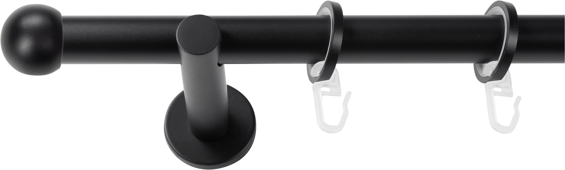 SN DECO GROUP Gardinenstange Ø 19 mm 1 läufig-läufig Fixmaß;kürzbar