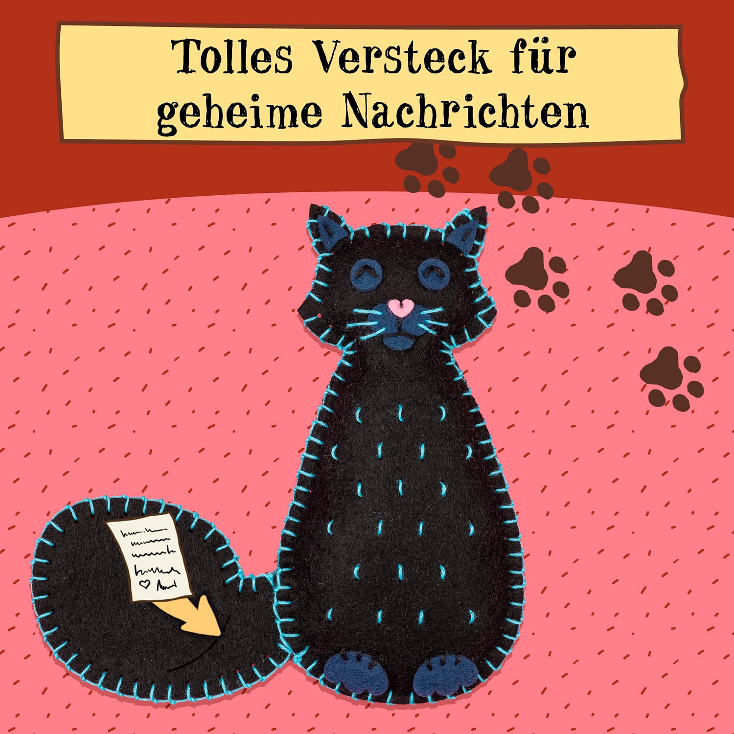 Kosmos Kreativset »AllesKönnerKiste - Die Schule der magischen Tiere Nähspaß mit Karajan«