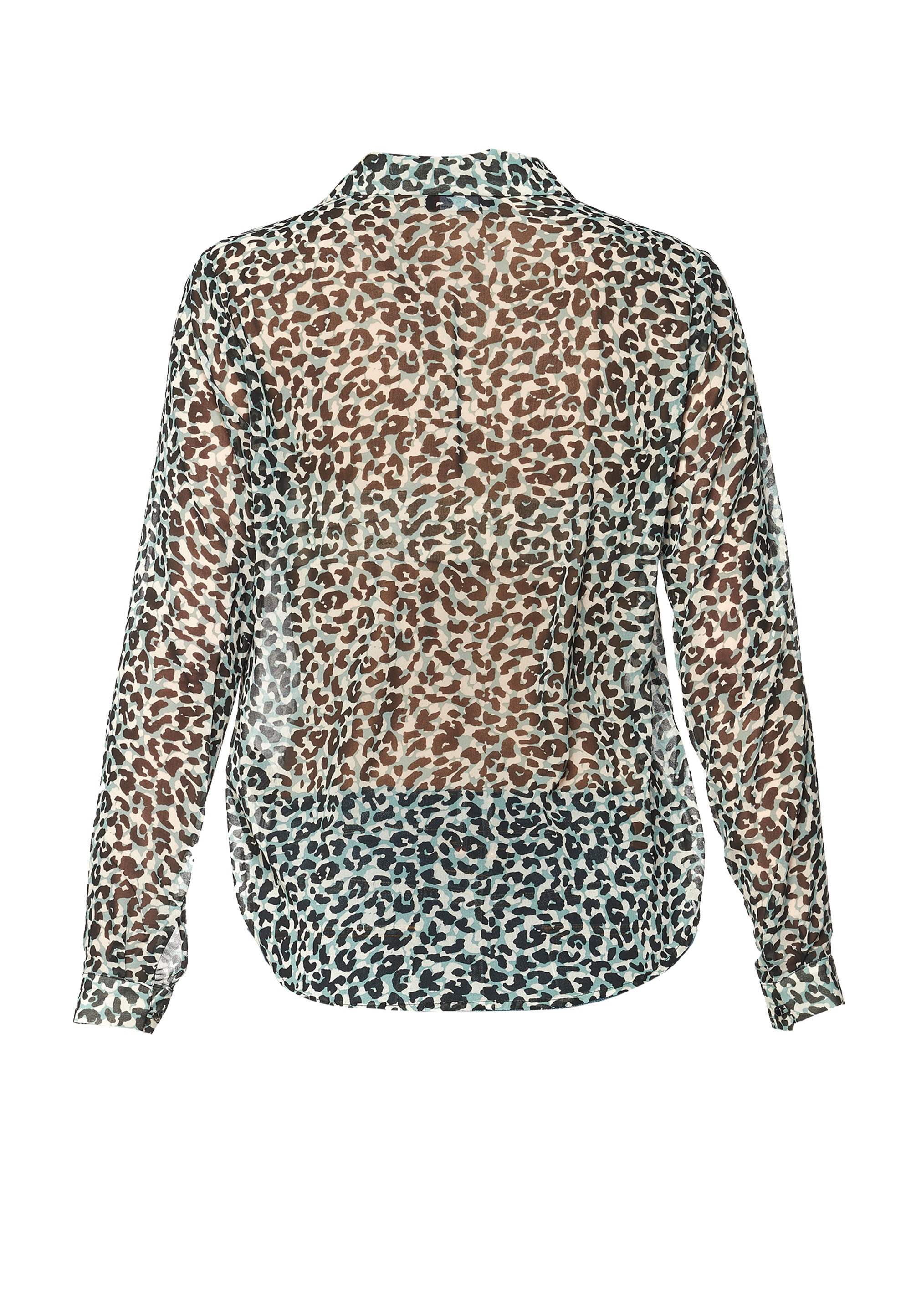 Le Temps Des Cerises Klassische Bluse »NOLAN«, in tollem Leo-Look