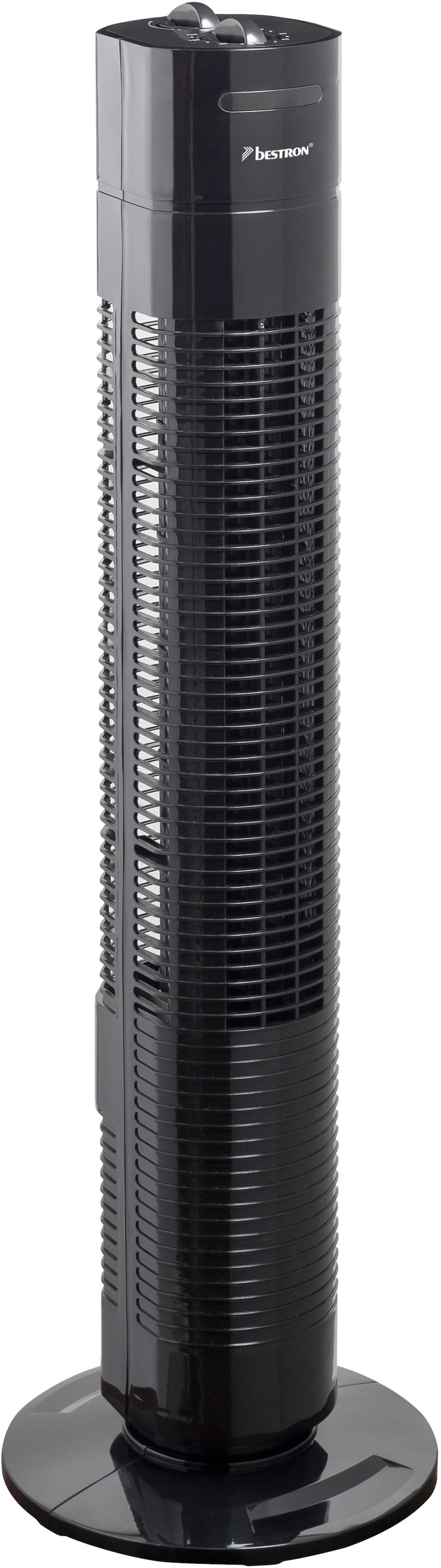 bestron Turmventilator "mit Schwenkfunktion", Höhe: 75 cm, 50 W, Schwarz