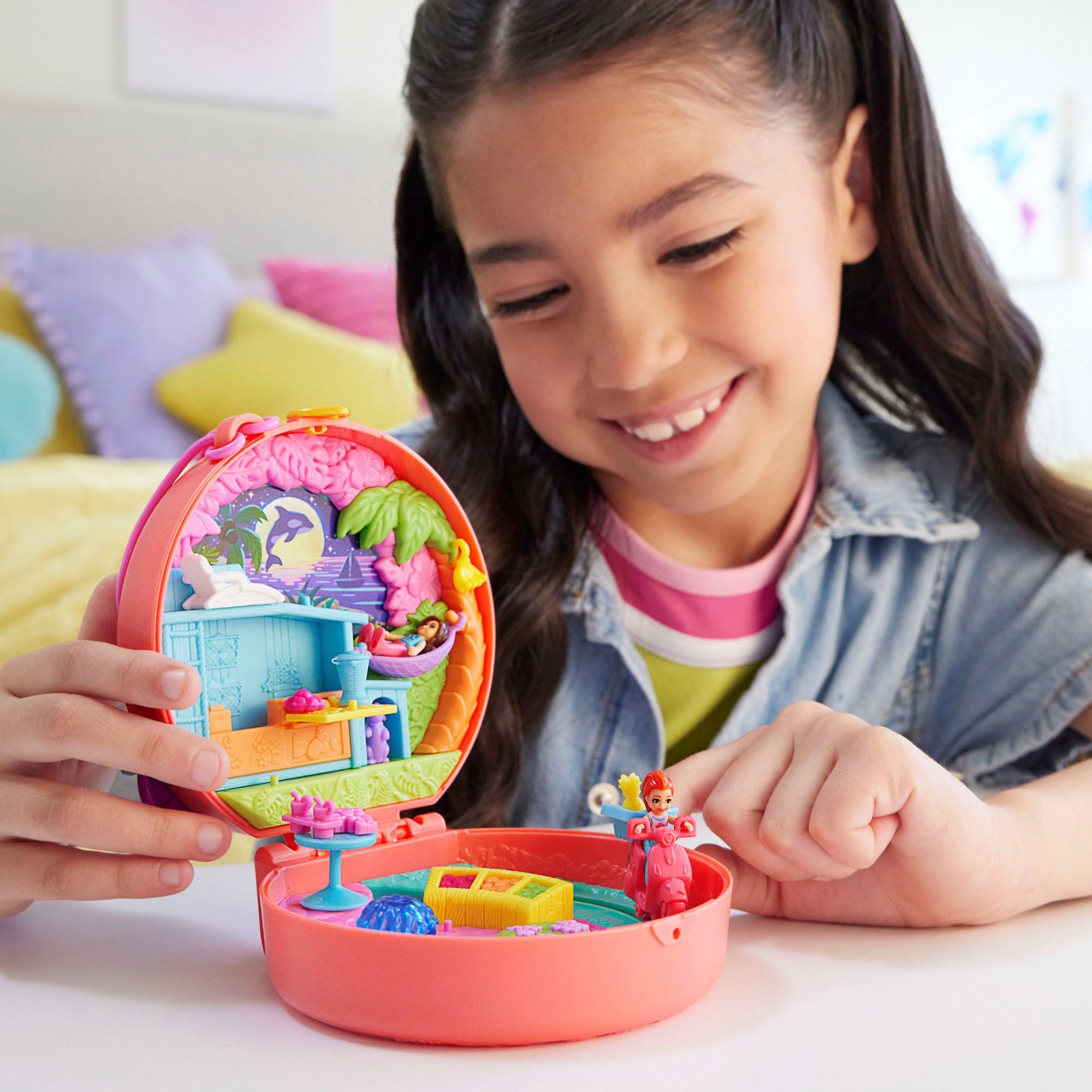 Polly Pocket Spielwelt »Adventure Moped-Schatulle«