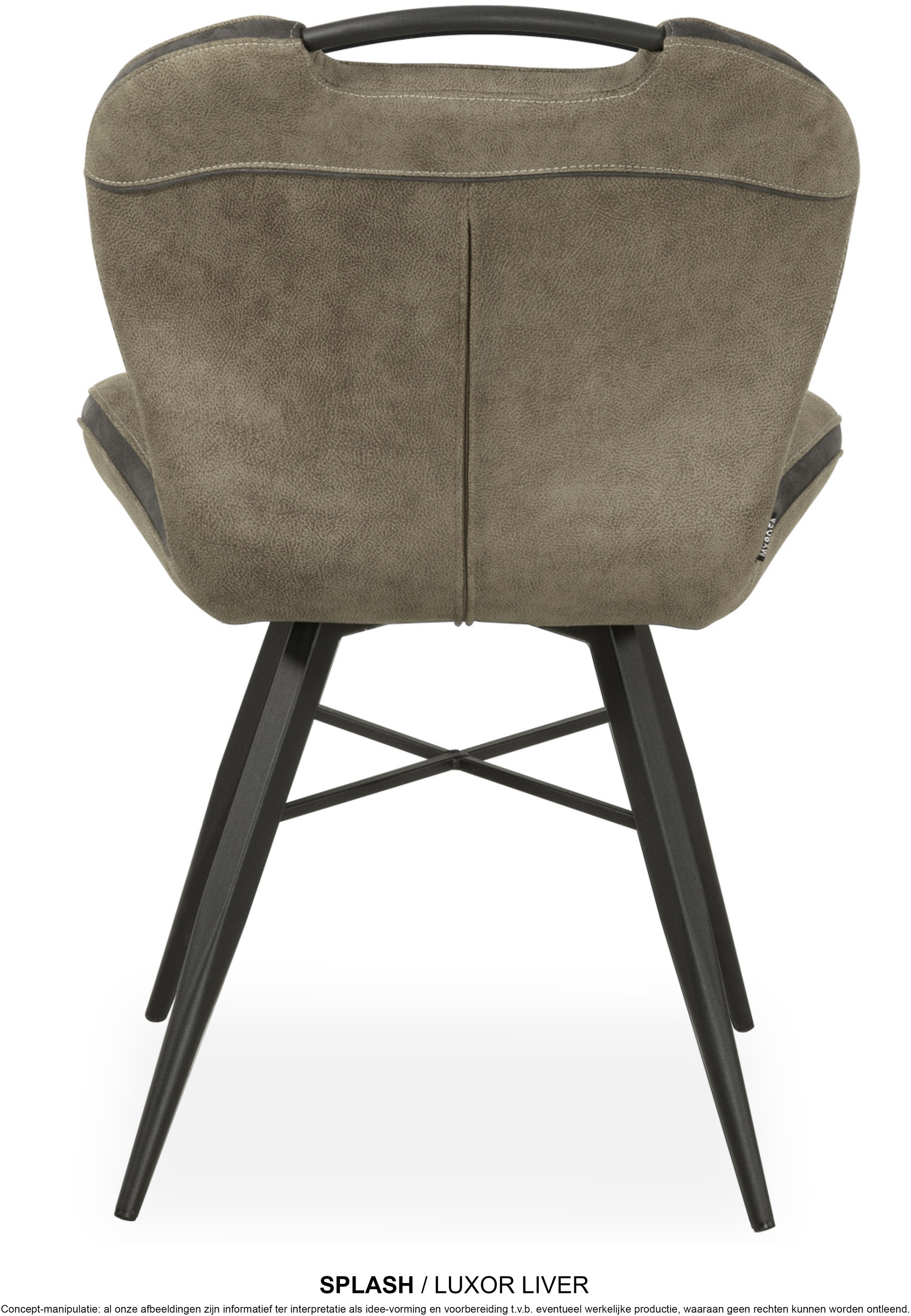 OMG Design Esszimmerstuhl »Splash« (Set) 2 Stk.Esszimmerstuhl, pflegeleichter Bezug, mit Handgriff