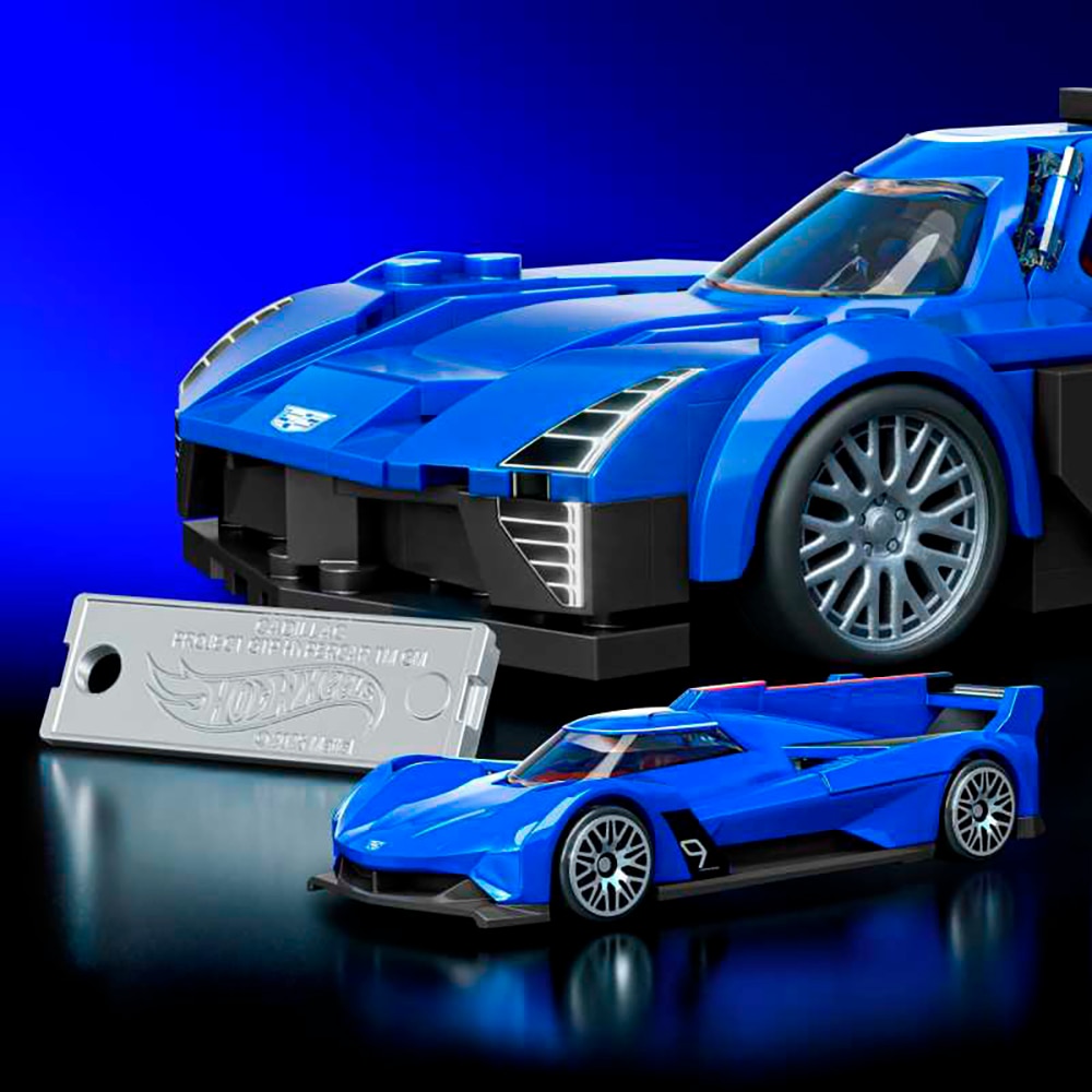 Mattel® Modellbausatz »Mattel Brick Shop Hot Wheels, SPEED SERIES CADILLAC« 236 Stk. tlg. 1:32