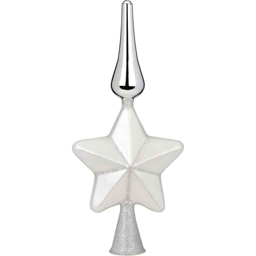 MAGIC by Inge Christbaumspitze »Frosty Silver, Weihnachtsdeko, Christbaumschmuck«, (1 tlg.)