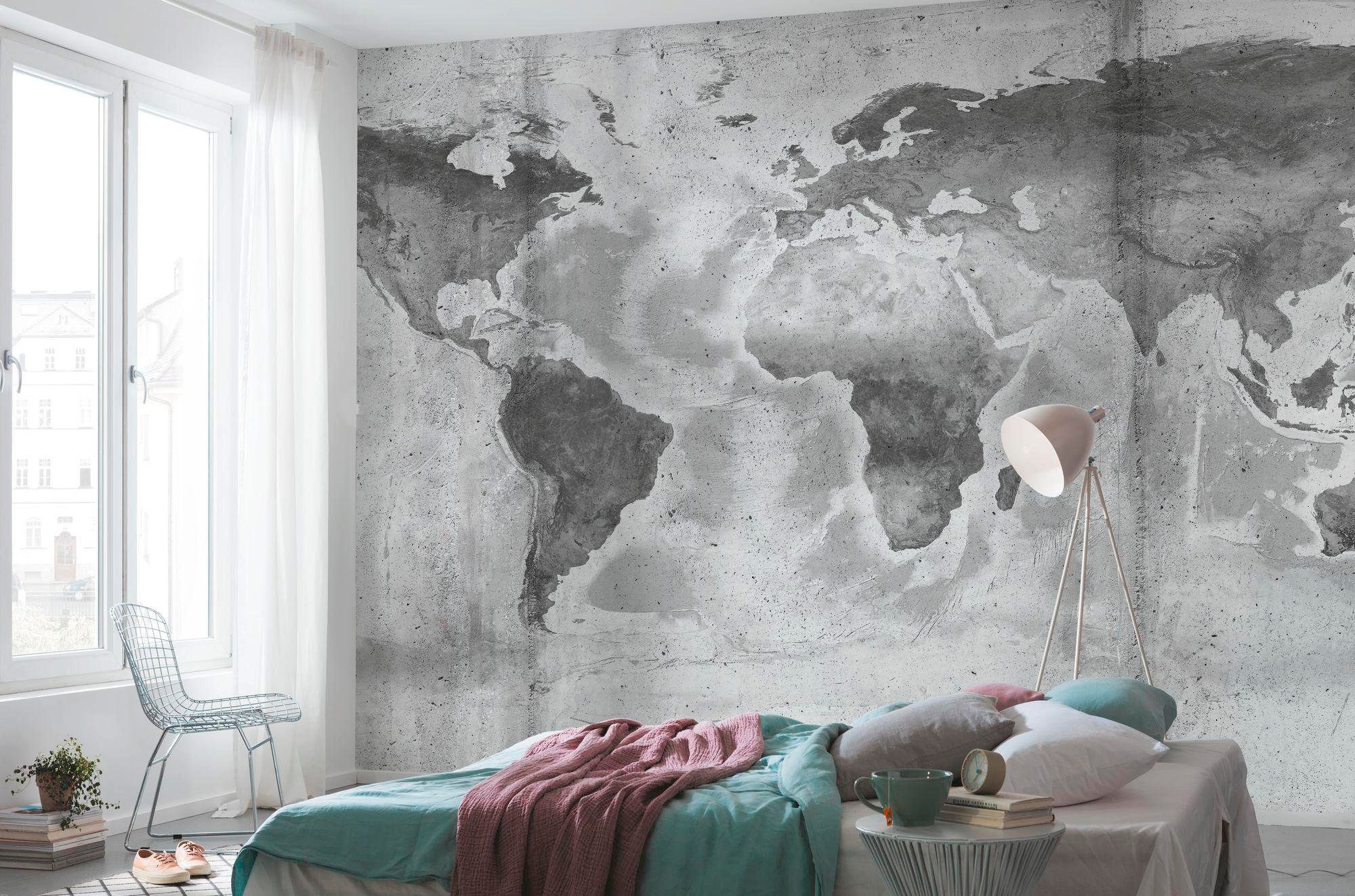 Komar Vliestapete »Digitaldruck Vlies - Concrete World - Größe 500 x 250 cm«, bedruckt, Wohnzimmer, Schlafzimmer
