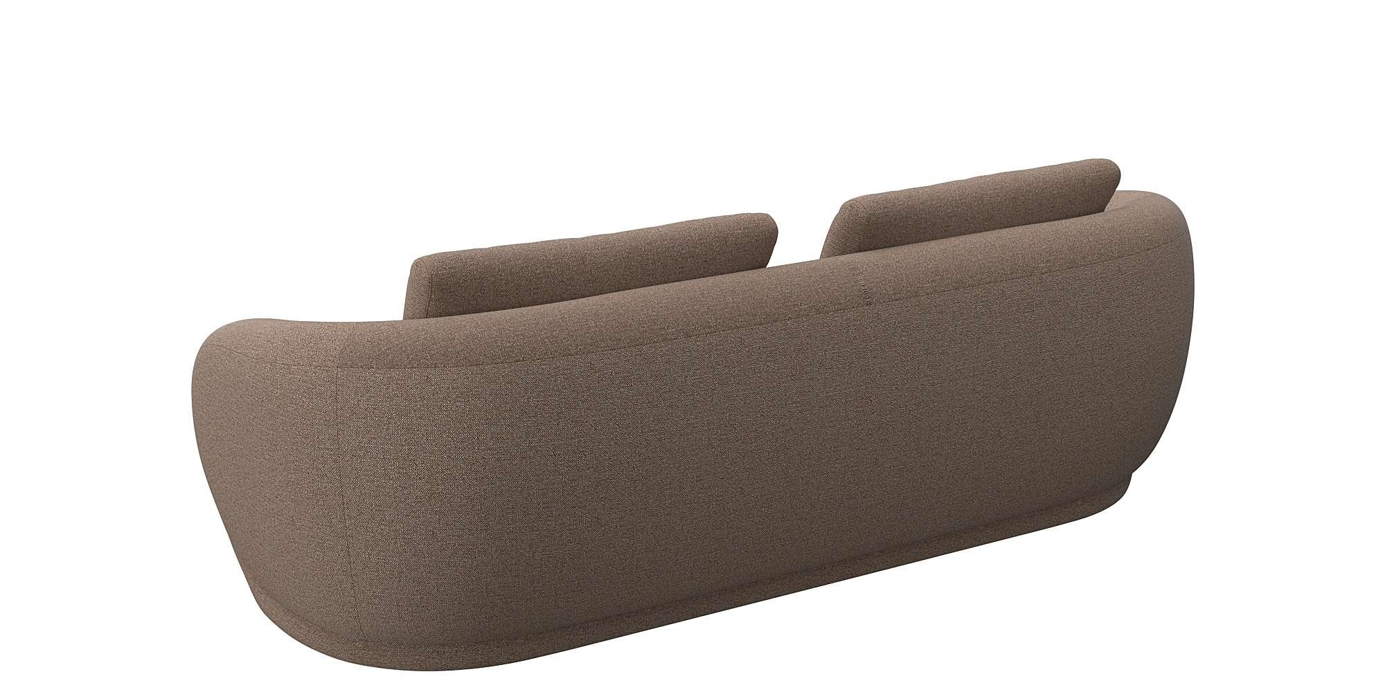 FLEXLUX 3-Sitzer »Torino, rund und bequem, Couch, Dreisitzer, OTTOs Choice«, Modernes, organisches Sofa-Design, Kaltschaum, Wellenunterfederung