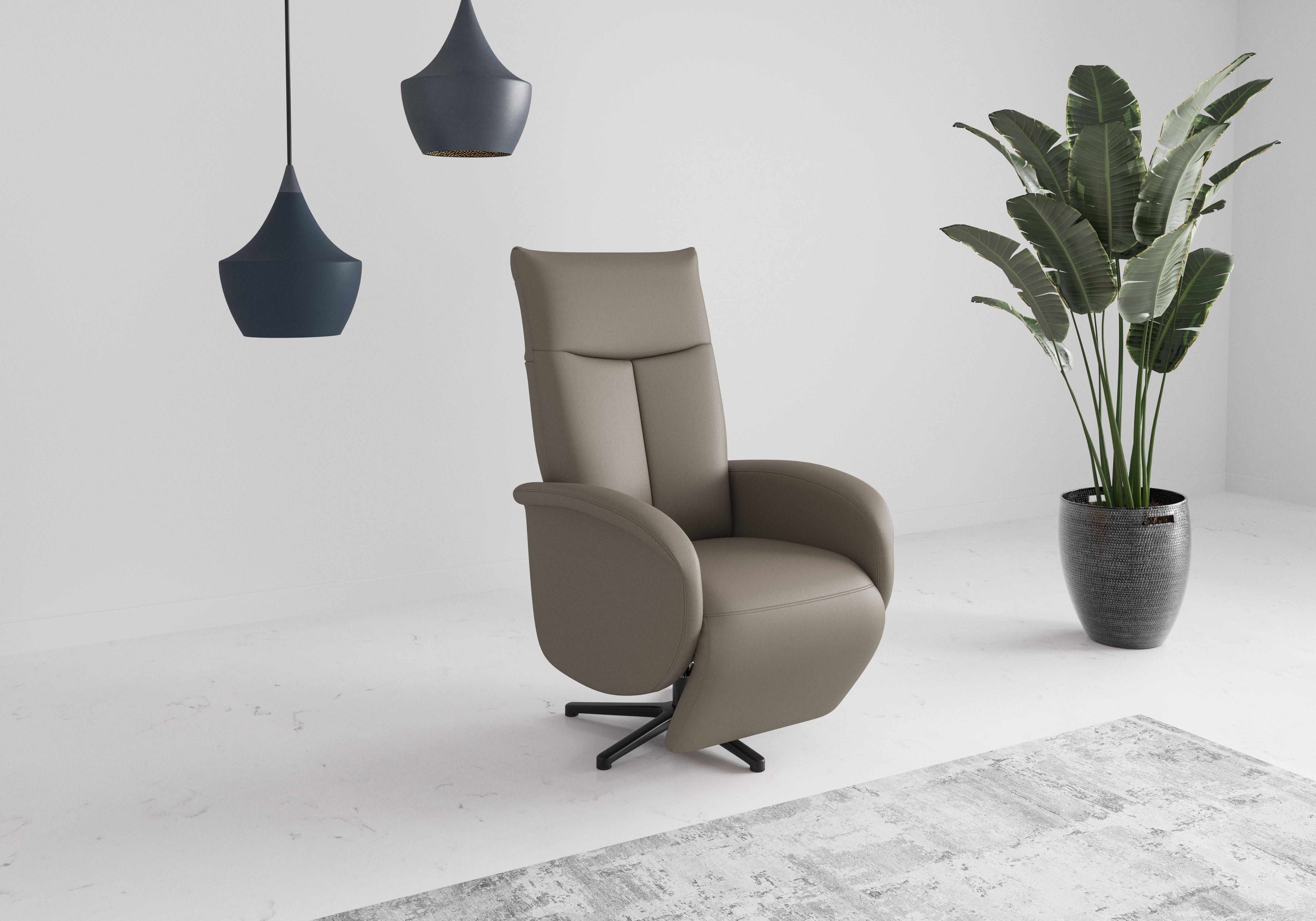 sit&more Höhe Armlehne 64 cm, wahlweise mit Aufstehhilfe, 2 Motoren und Akku