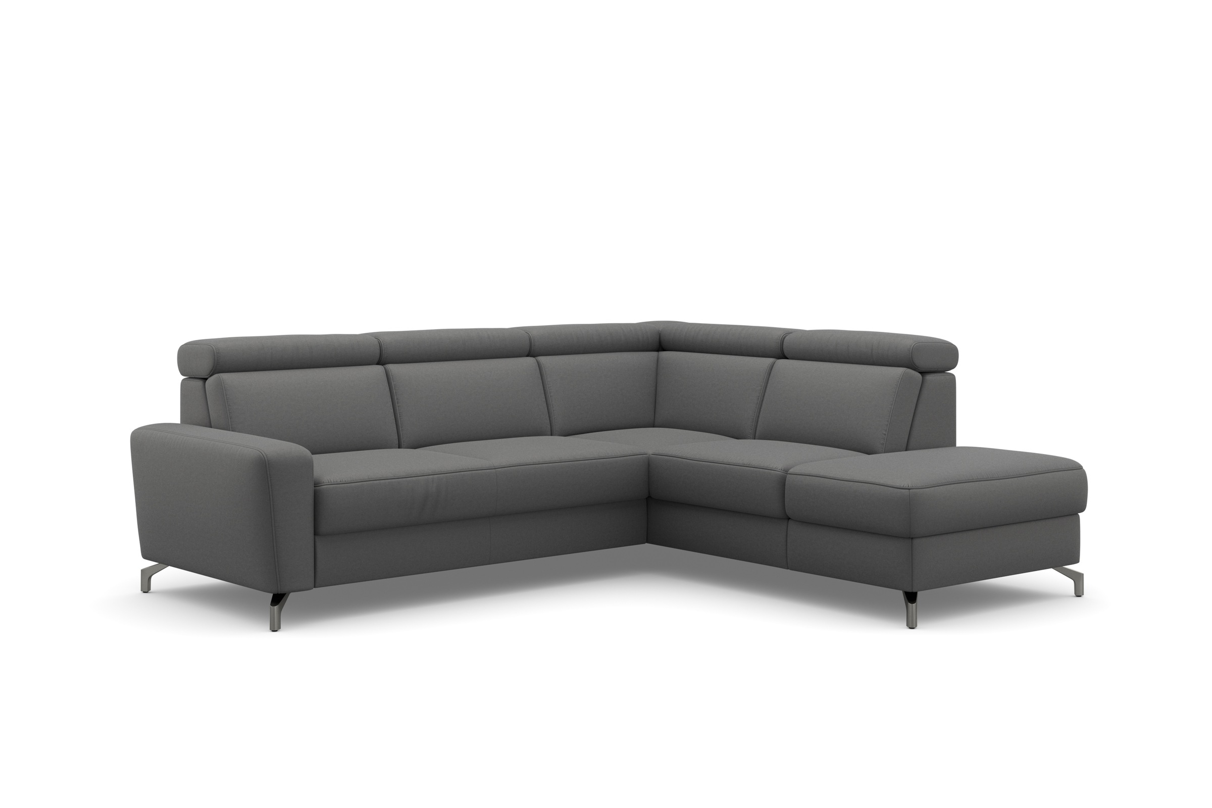 Thumbnail - sit&more Ecksofa "Scarlett L-Form" inklusive Kopfteilverstellung, wahlweise mit Bettfunktion, Bettkasten