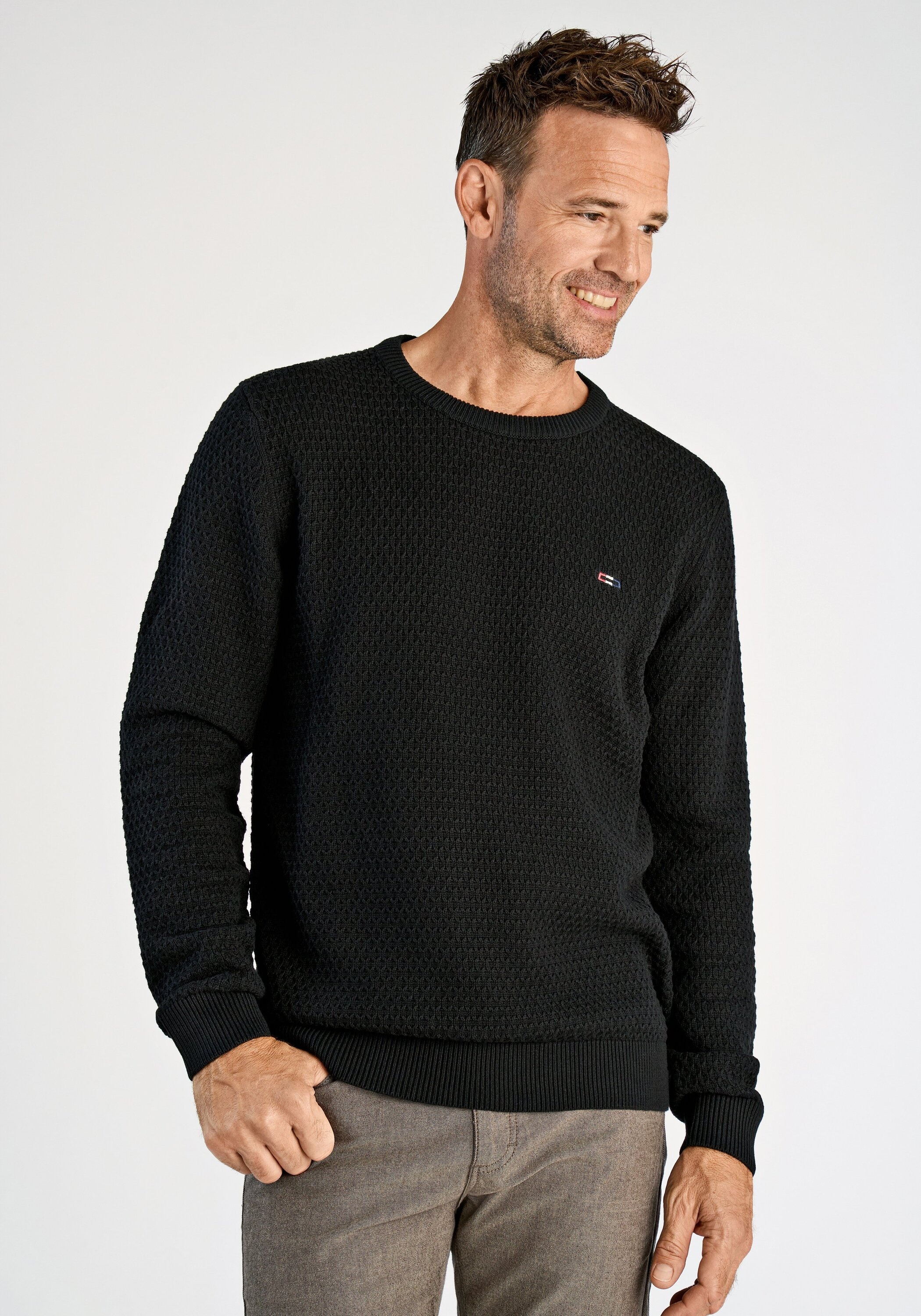 BISON Strickpullover "BISON Strickpullover" günstig online kaufen