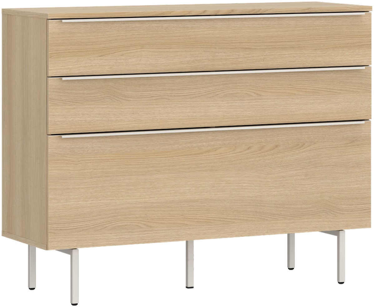 TOM TAILOR HOME Kommode Lowboard, Breite 110 cm,1 Klappe,2 Schubladen, viel Stauraum