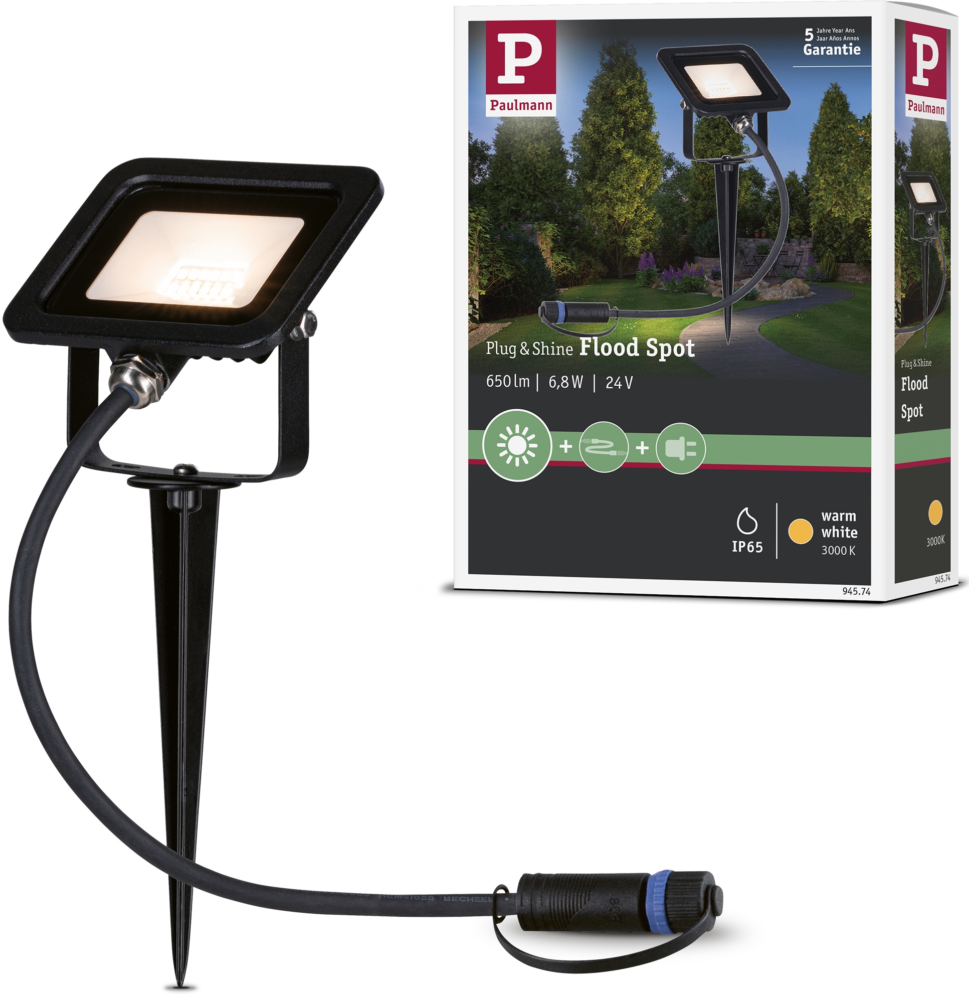 Paulmann LED Gartenstrahler »Flood«, 1 flammig-flammig kaufen | BAUR