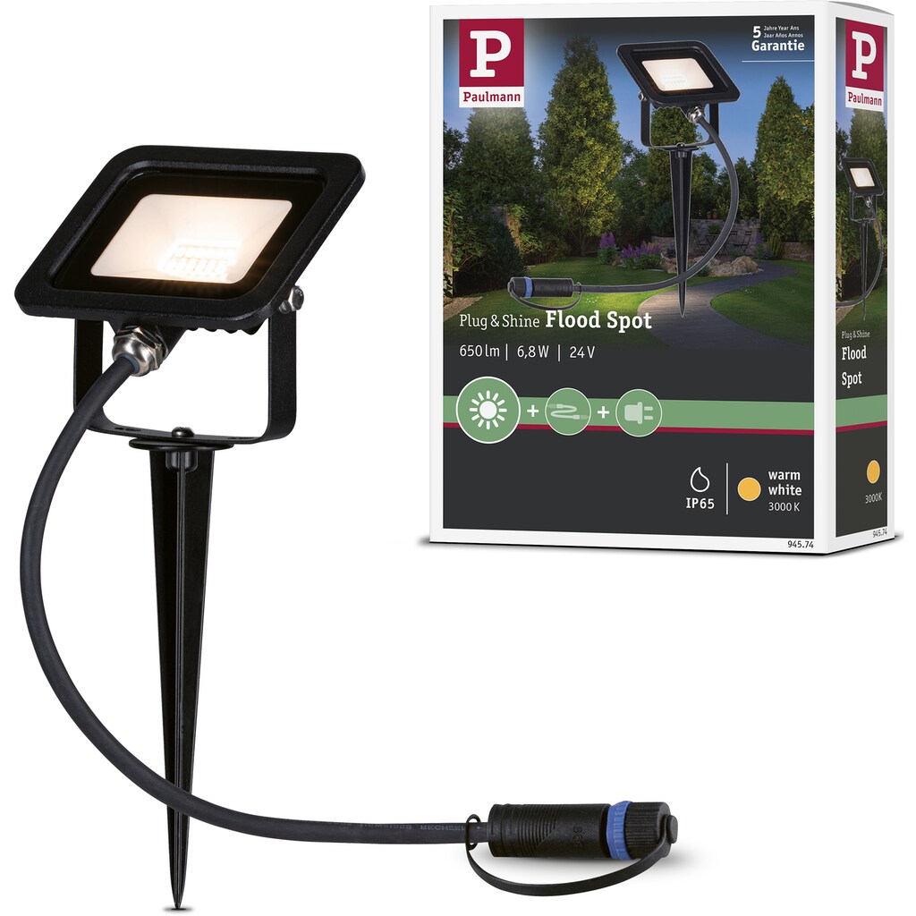 Paulmann LED Gartenstrahler »Flood«, 1 flammig-flammig