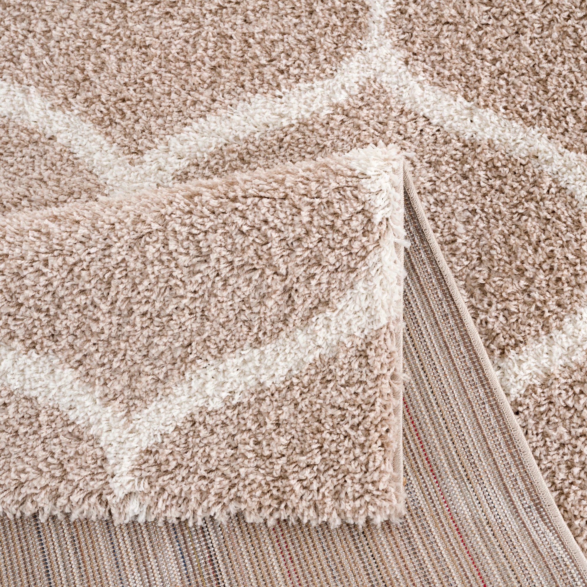 Sanat Hochflor-Teppich »Madrid«, rechteckig, 30 mm Höhe, Wohnzimmer, Langflor, Shaggy Teppich