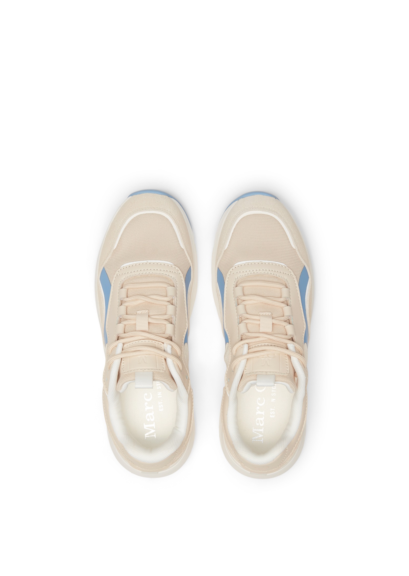 Marc O'Polo Sneaker »aus Rindleder und Mesh«
