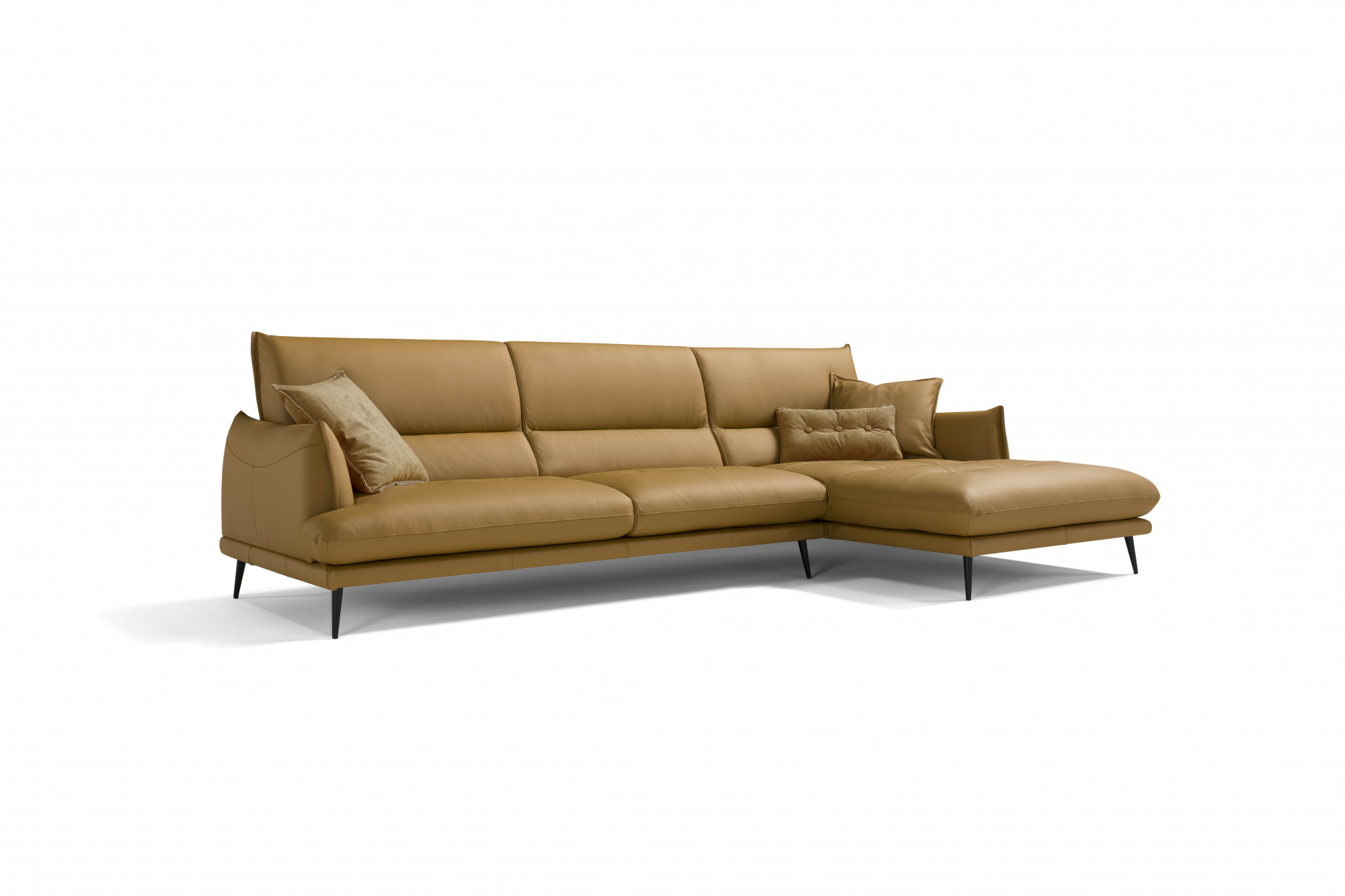Egoitaliano Ecksofa "FUNNY, hochwertiges & aktuelles Design, bequeme Rückenlehne, L-Form" hochwertiger Sitzkomfort, L-Form