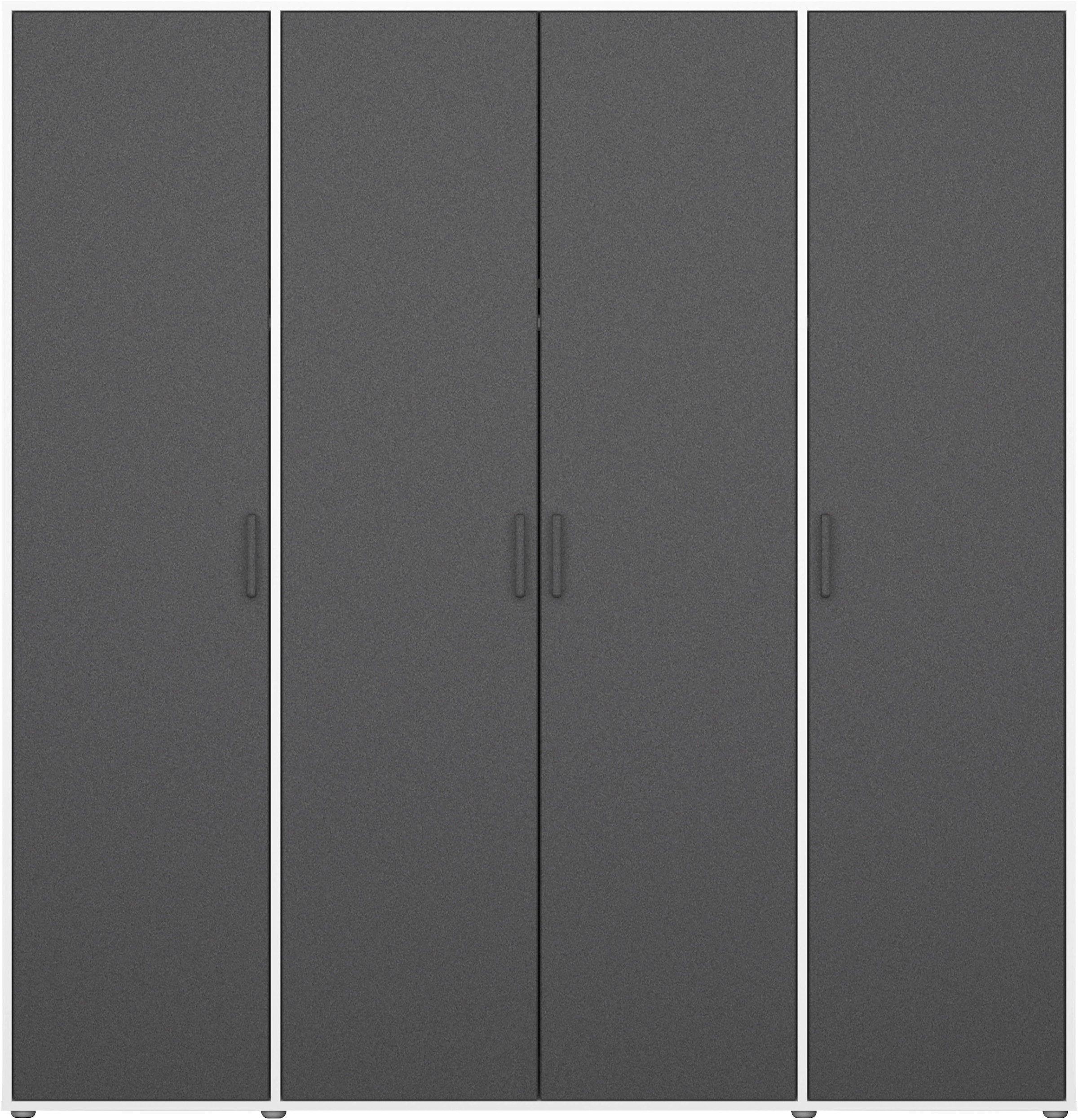 rauch Kleiderschrank »VOYAGER Garderobe Wäscheschrank TOPSELLER Schlafzimmer«, (in 3 verschiedenen Ausstattungen BASIC/CLASSIC/PREMIUM), Schrank mit modernen Griffen in viel Stauraum MADE IN GERMANY