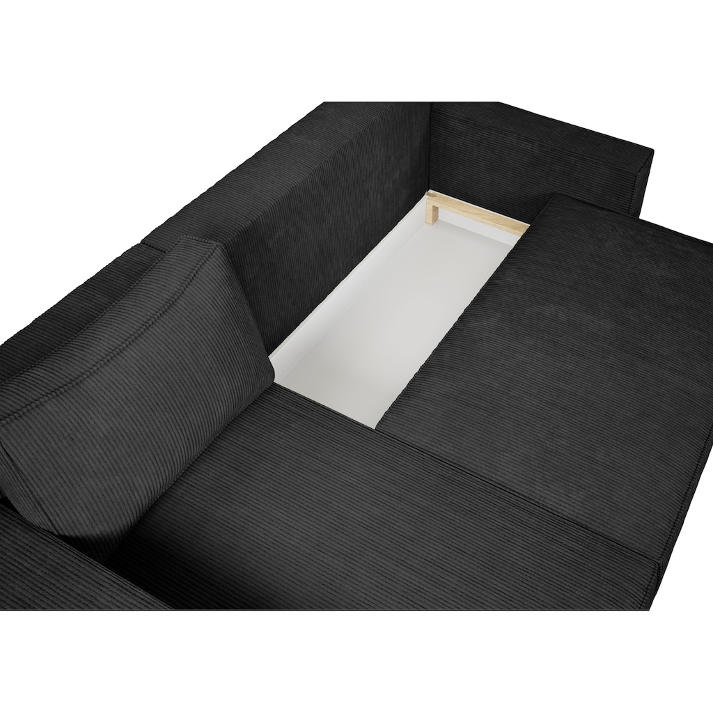 INOSIGN Ecksofa »Winton Cordsofa / Schlafsofa 253 cm«