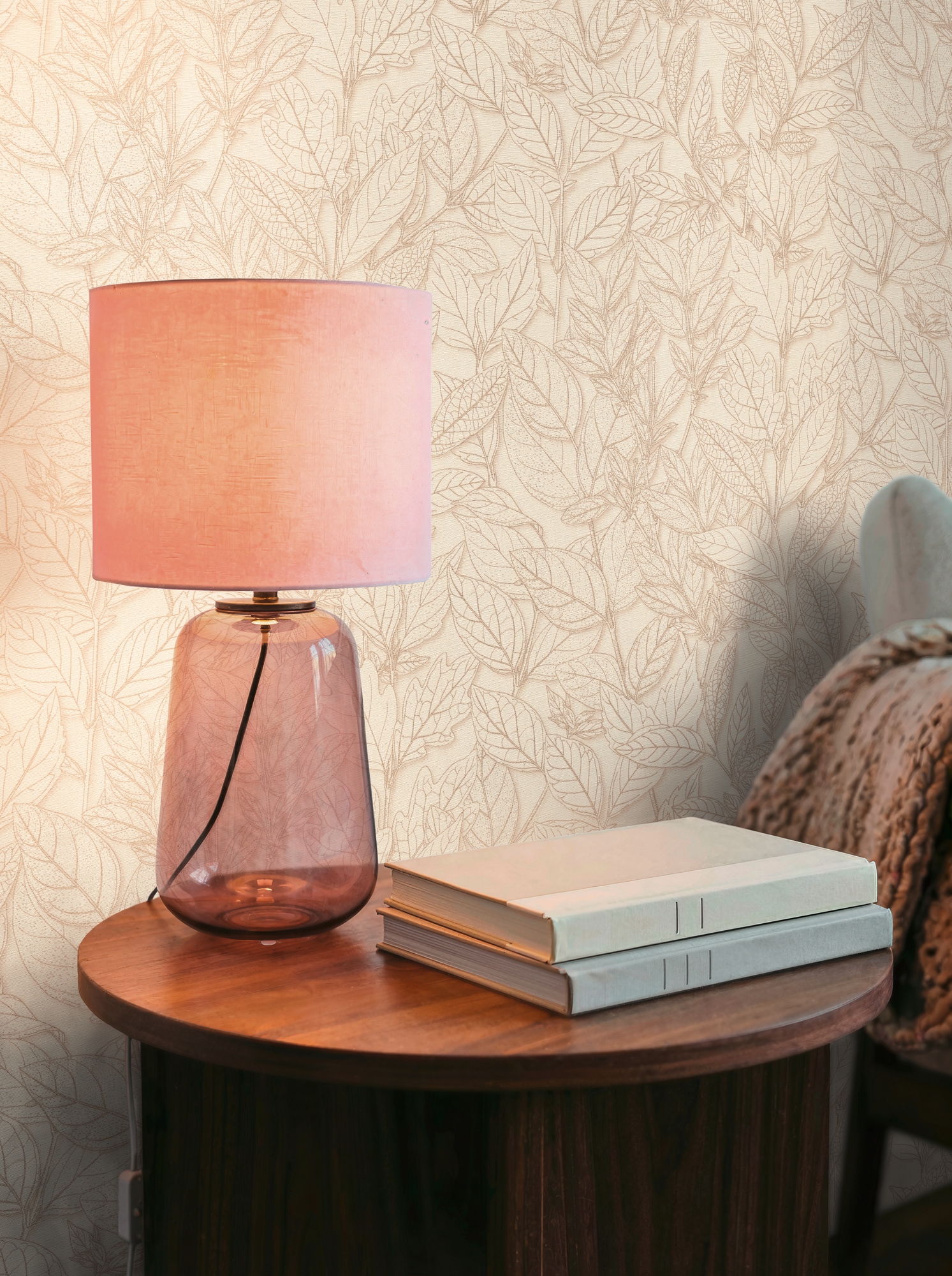 A.S. Création Vliestapete "Trend Spectrum Leaves – Elegantes Blätterdesign Vliestapete" botanisch floral leicht glänzend leicht strukturiert Großzügiges Blätterdesign mit matten und leicht glänzenden Details