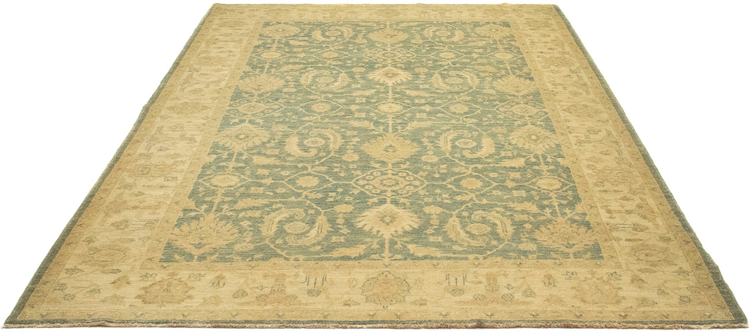 Orientteppich »Ziegler - 260 x 182 cm - hellblau«, rechteckig, Wohnzimmer,...